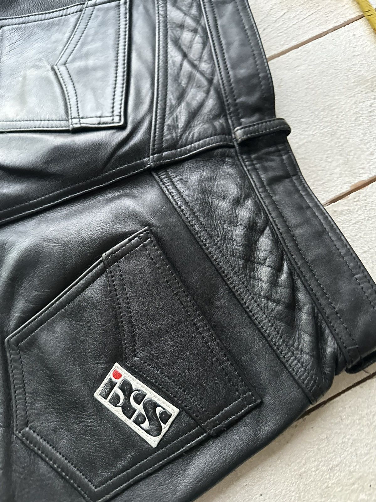 Leather IXS 🚨Vintage leather pants motorcycles BROWN LUXURY Y2K Size US 26 / EU 42 - 14 Thumbnail
