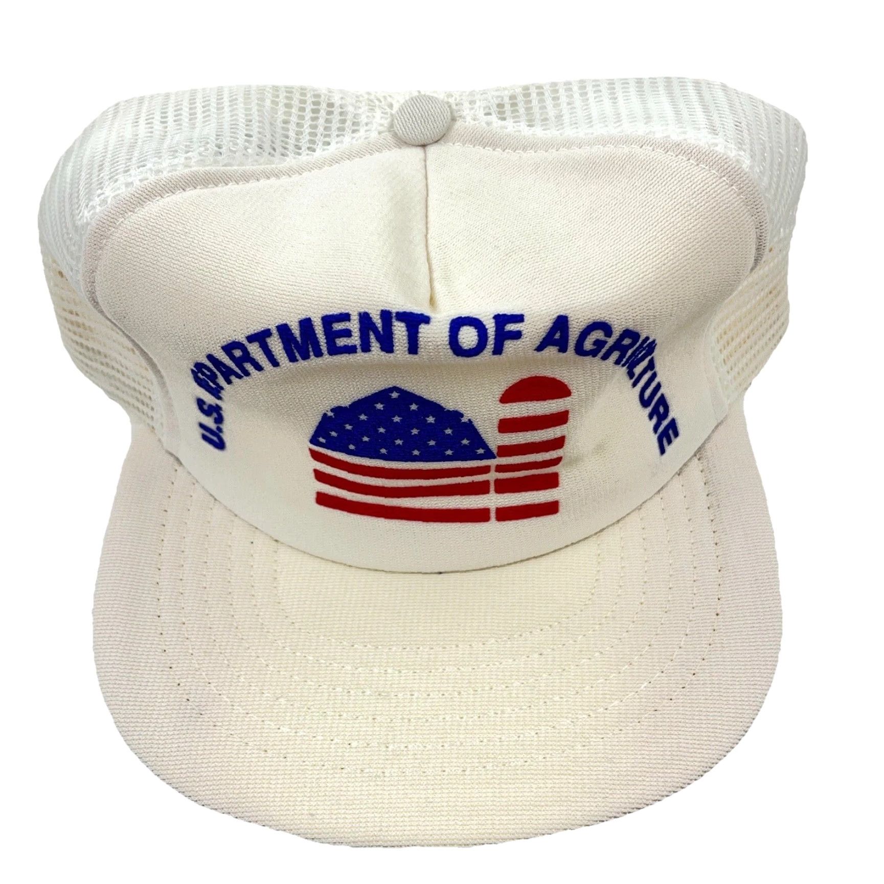 Vintage VINTAGE US Department Of Agriculture Trucker Hat Cap Made In USA Flag Farm W3 Size ONE SIZE - 3 Thumbnail