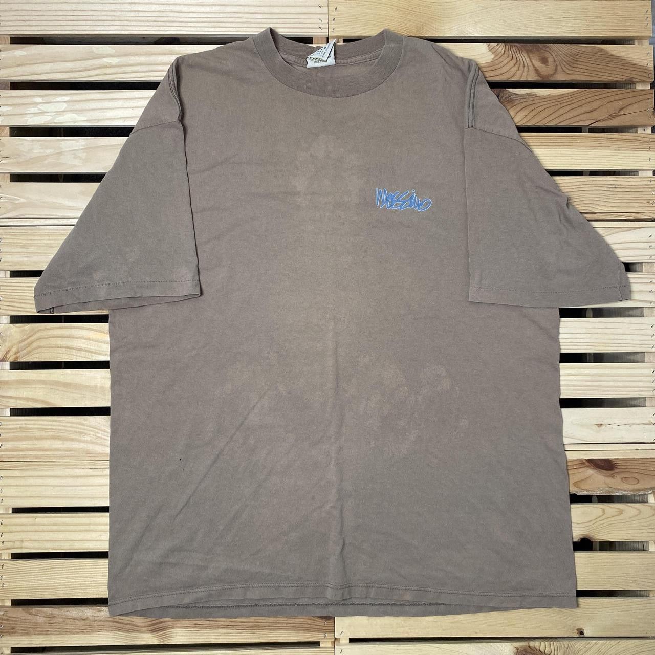 Mossimo Vintage Mossimo Faded Tan Skate Tee Size XL Size US XL / EU 56 / 4 - 2 Thumbnail