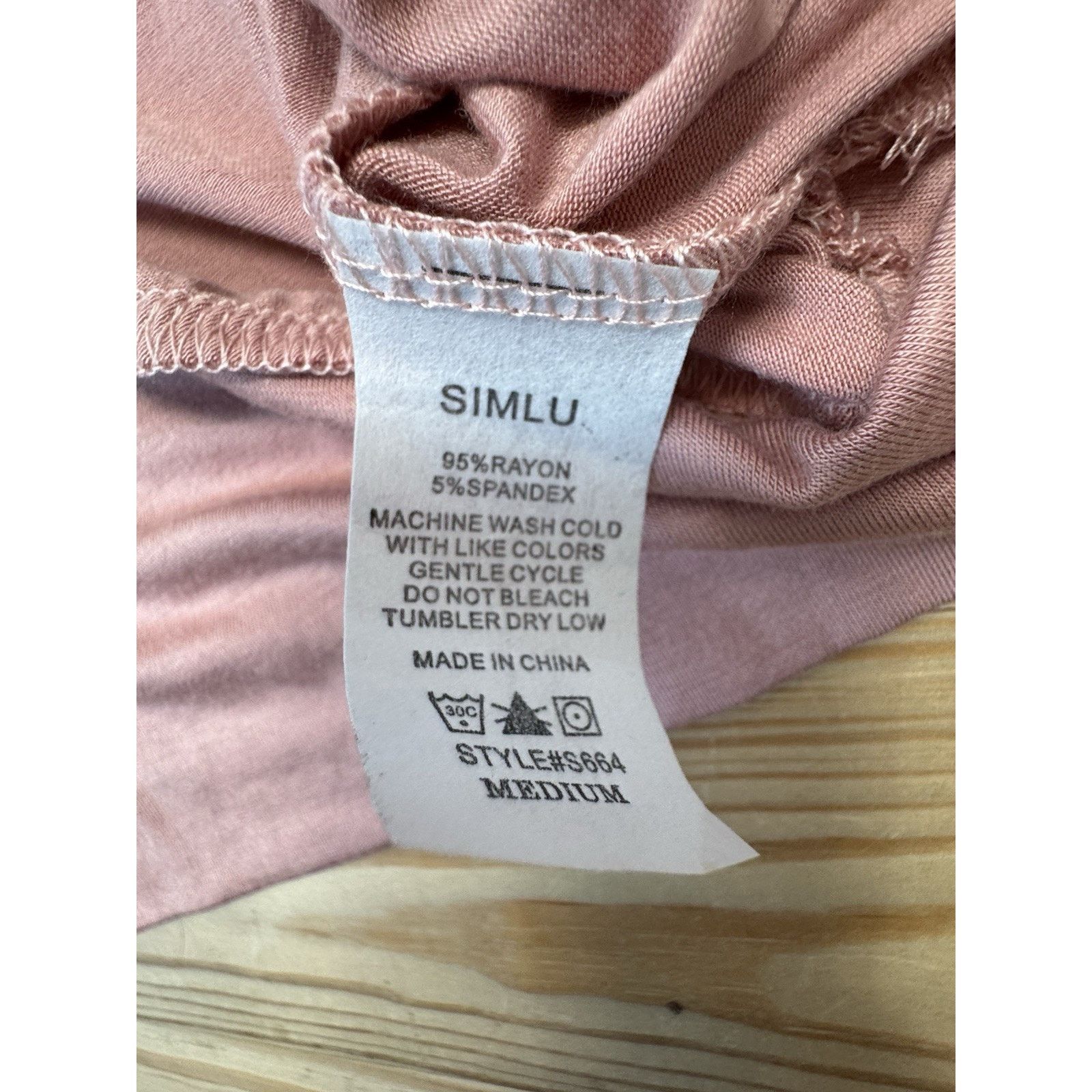 Other Simlu Peachy Pink Rayon Women’s Size M Size M / US 6-8 / IT 42-44 - 9 Thumbnail