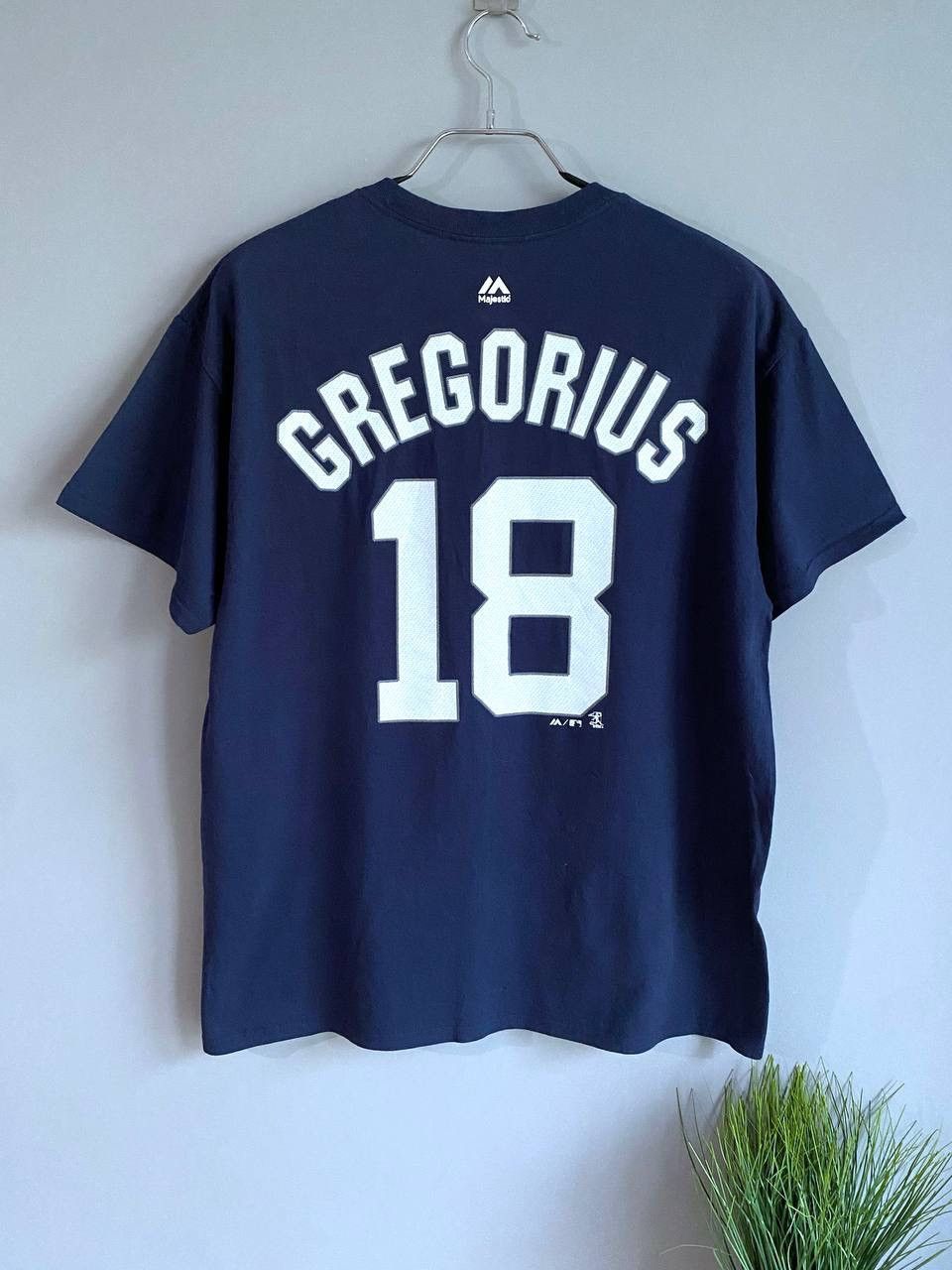 Majestic Majestic MLB Baseball T-Shirt New York Yankkes #18 GREGORIUS Size US L / EU 52-54 / 3 - 7 Thumbnail