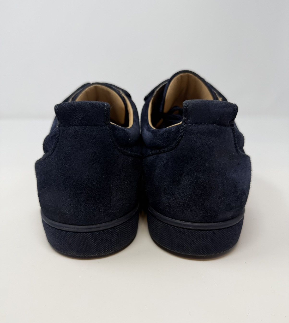 Christian Louboutin Christian Louboutin Louis Junior Spike Sneaker Navy Suede Size US 11.5 / EU 44-45 - 5 Thumbnail