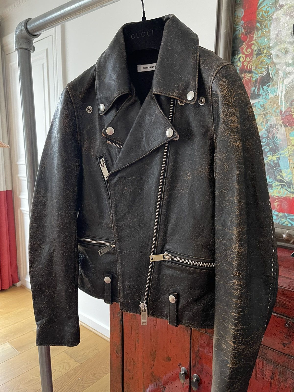 Christian Dada Christian Dada Leather Jacket | Grailed