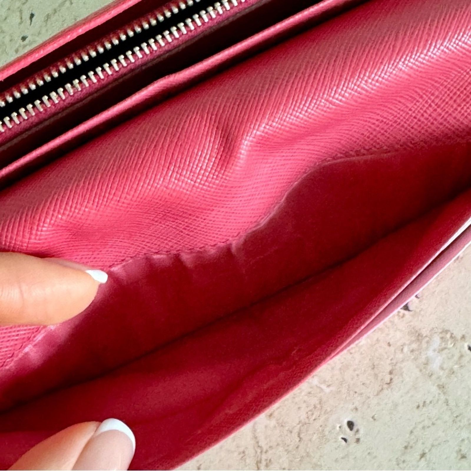Prada PRADA Milano Pink Long Wallet, Authentic Size ONE SIZE - 16 Thumbnail