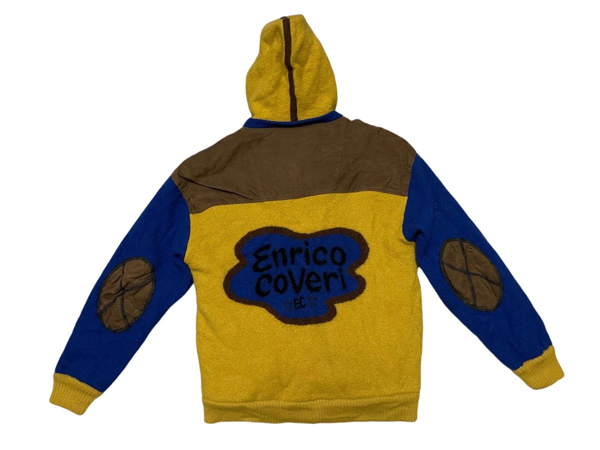 Enrico Coveri × Japanese Brand 90s ENRICO COVERI WOOL ZIPPER HOOD JACKET RARE Size US S / EU 44-46 / 1 - 3 Thumbnail