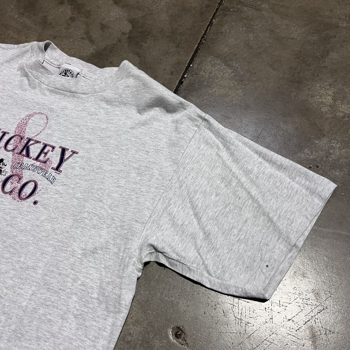 Mickey & Co. Vintage Mickey & Co Jeanswear T shirt Embroidered 90s USA Size US L / EU 52-54 / 3 - 6 Thumbnail
