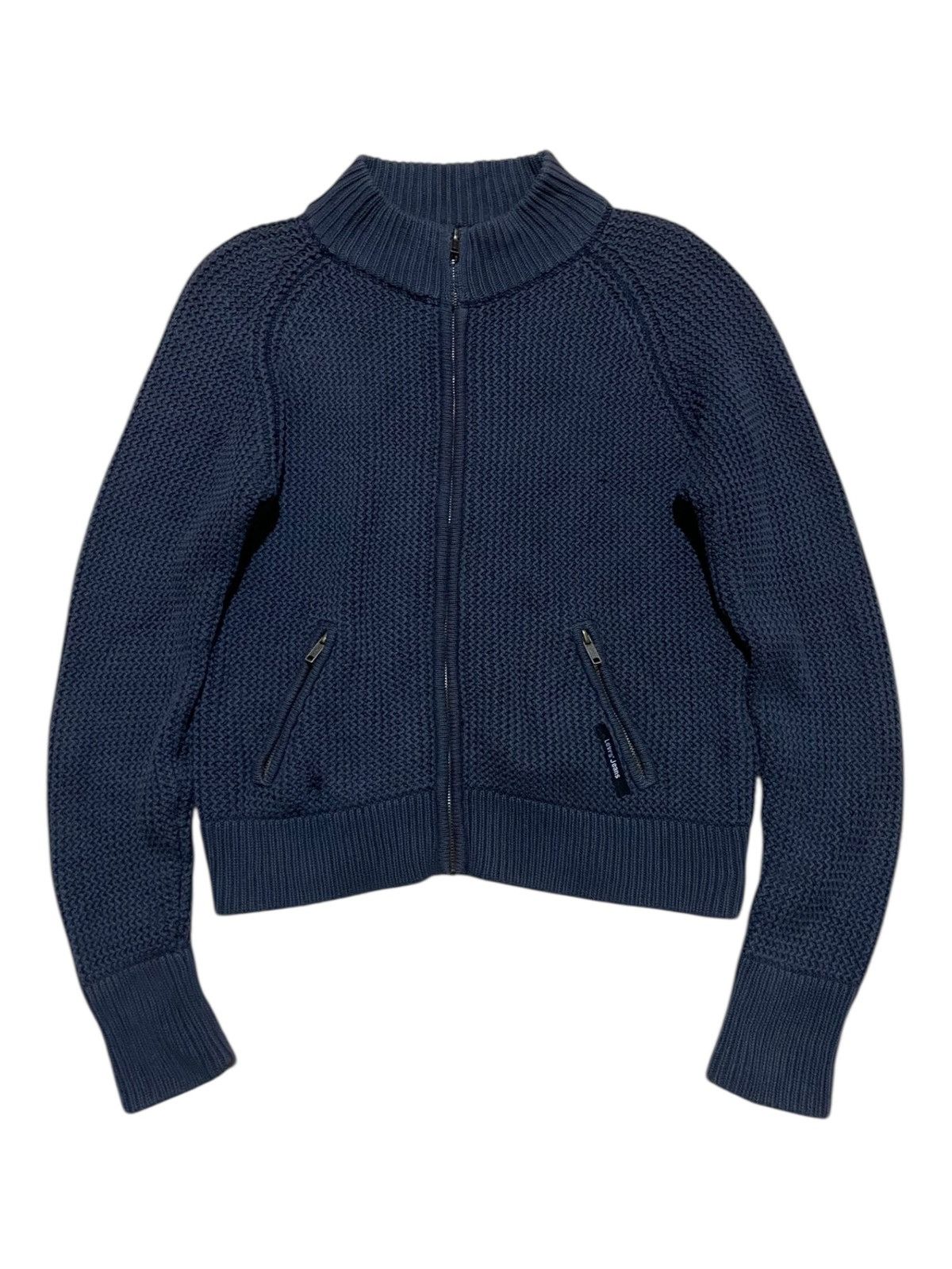 Levi's × Levi's Made & Crafted × Levi's Vintage Clothing Vintage Avant Garde Levis Fishnet Wool Knitwear Red Tab Size US L / EU 52-54 / 3 - 1 Thumbnail