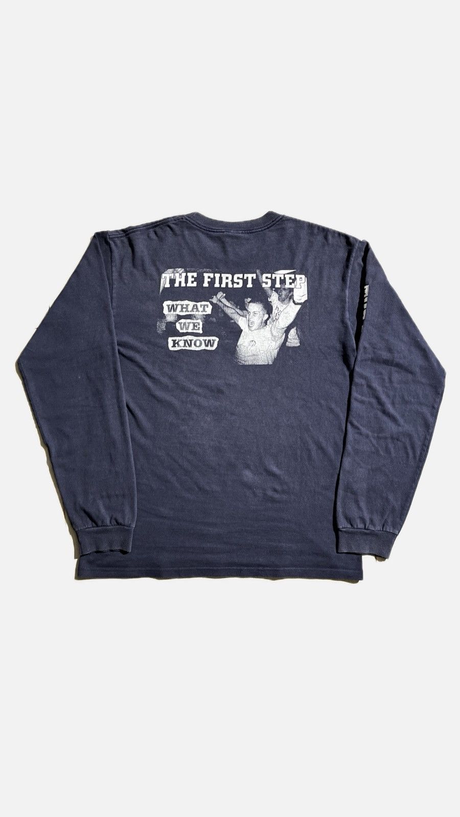 Band Tees VINTAGE 00’s THE FIRST STEP LONGSLEEVE(NAVY) Size US M / EU 48-50 / 2 - 2 Thumbnail