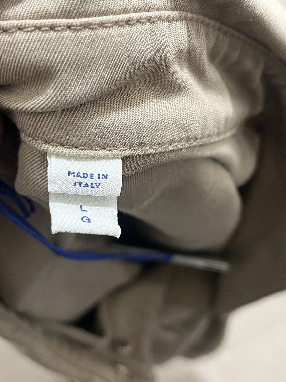 Burberry Burberry Twill Crest Overshirt Sz L Size US L / EU 52-54 / 3 - 15 Thumbnail