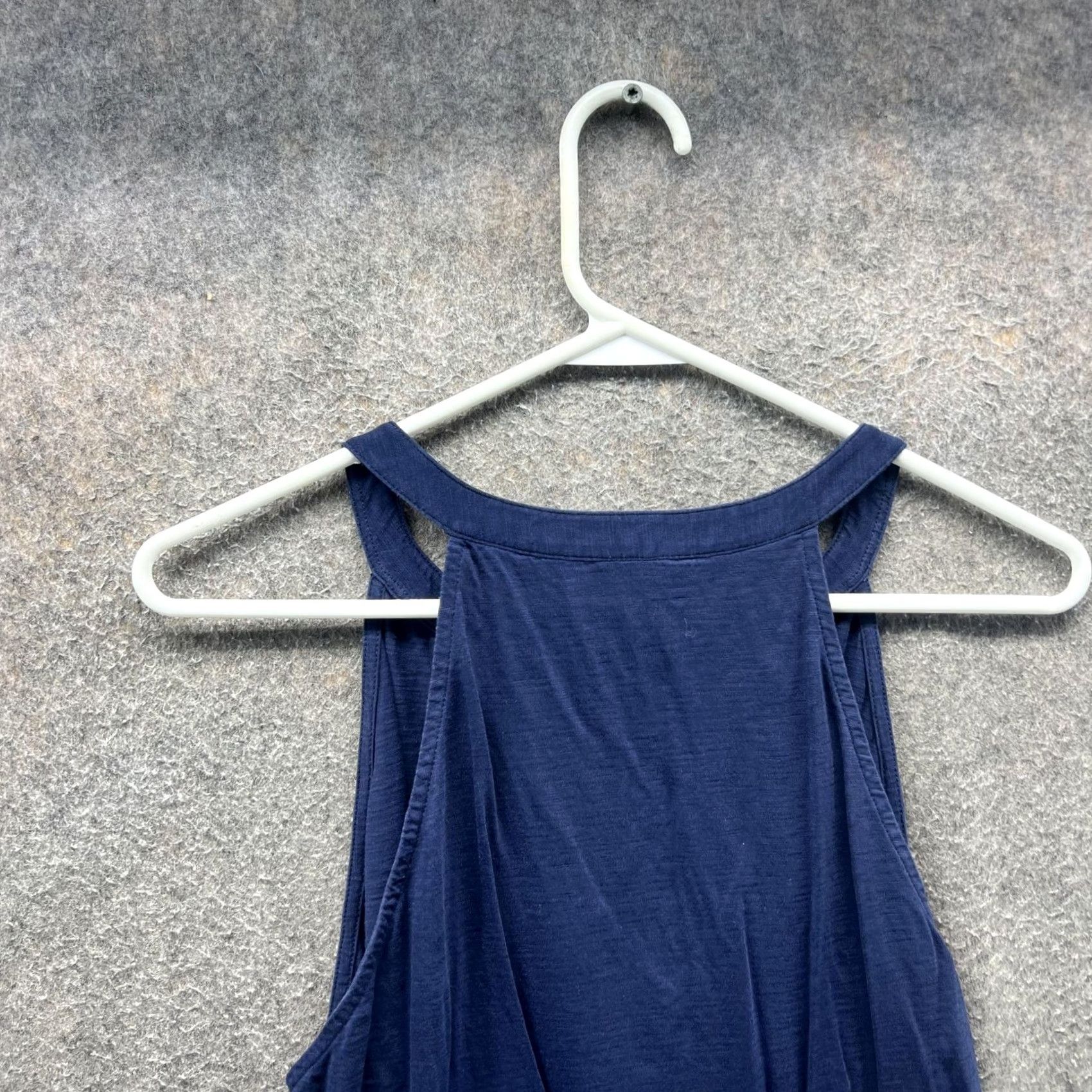 Lilly Pulitzer Lilly Pulitzer Tank Top Womens Large Blue Pima Cotton Deep V Neck Racerback Size L / US 10 / IT 46 - 7 Thumbnail