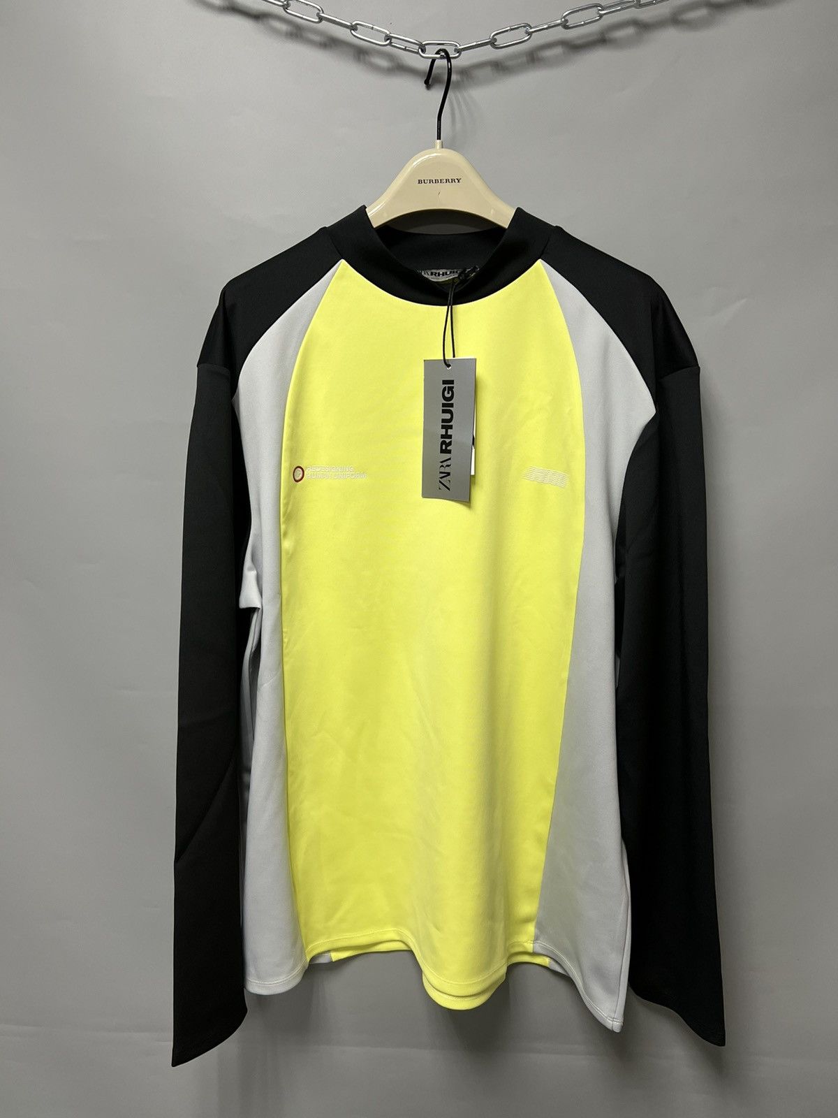 Rhude × Zara RHUDE x Zara NEW Colourblock T-shirt Long sleeve RHUIGI XL Size US XL / EU 56 / 4 - 1 Thumbnail