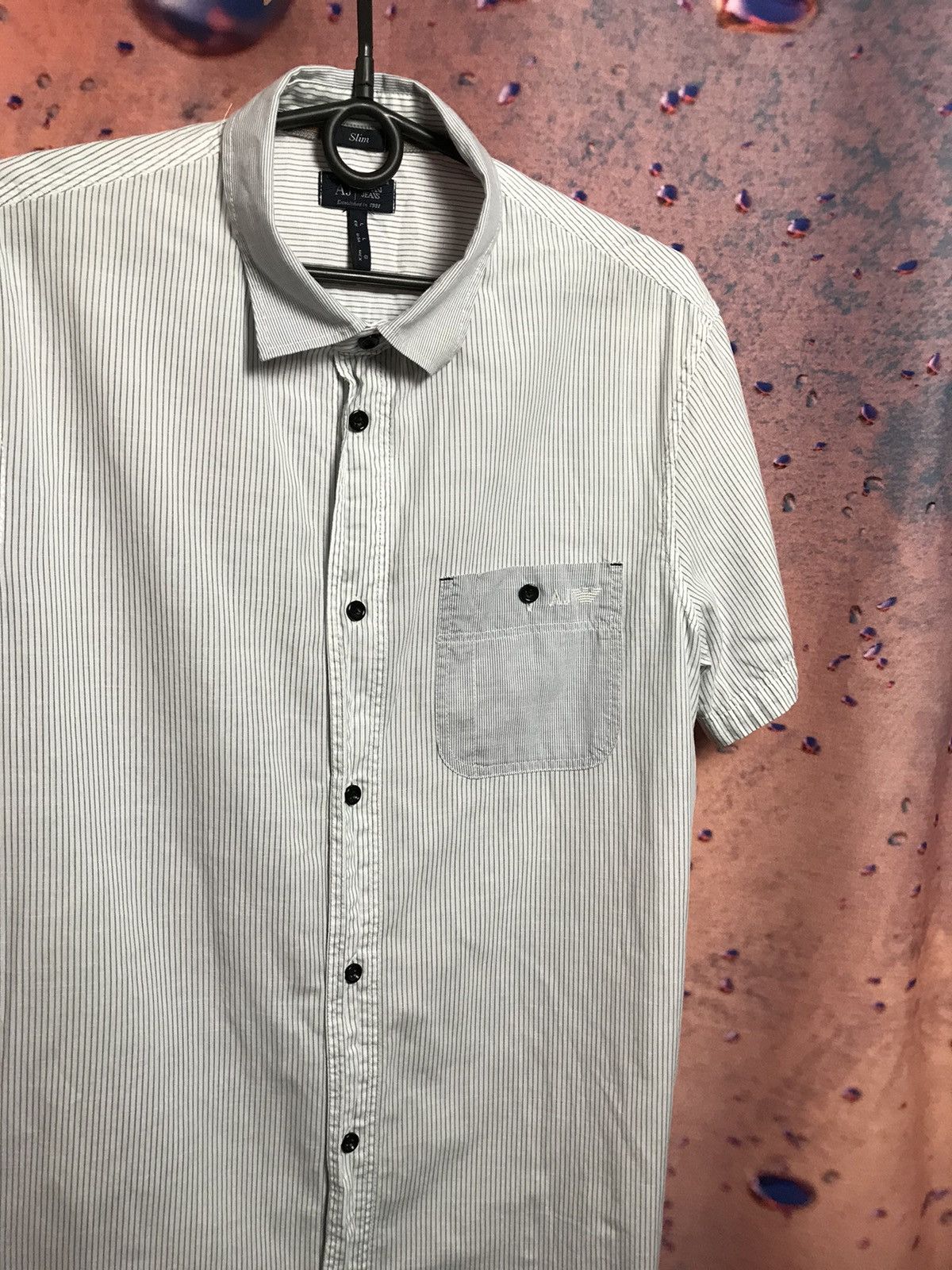 Armani × Vintage Vintage Armani luxury shirt Size US M / EU 48-50 / 2 - 1 Thumbnail