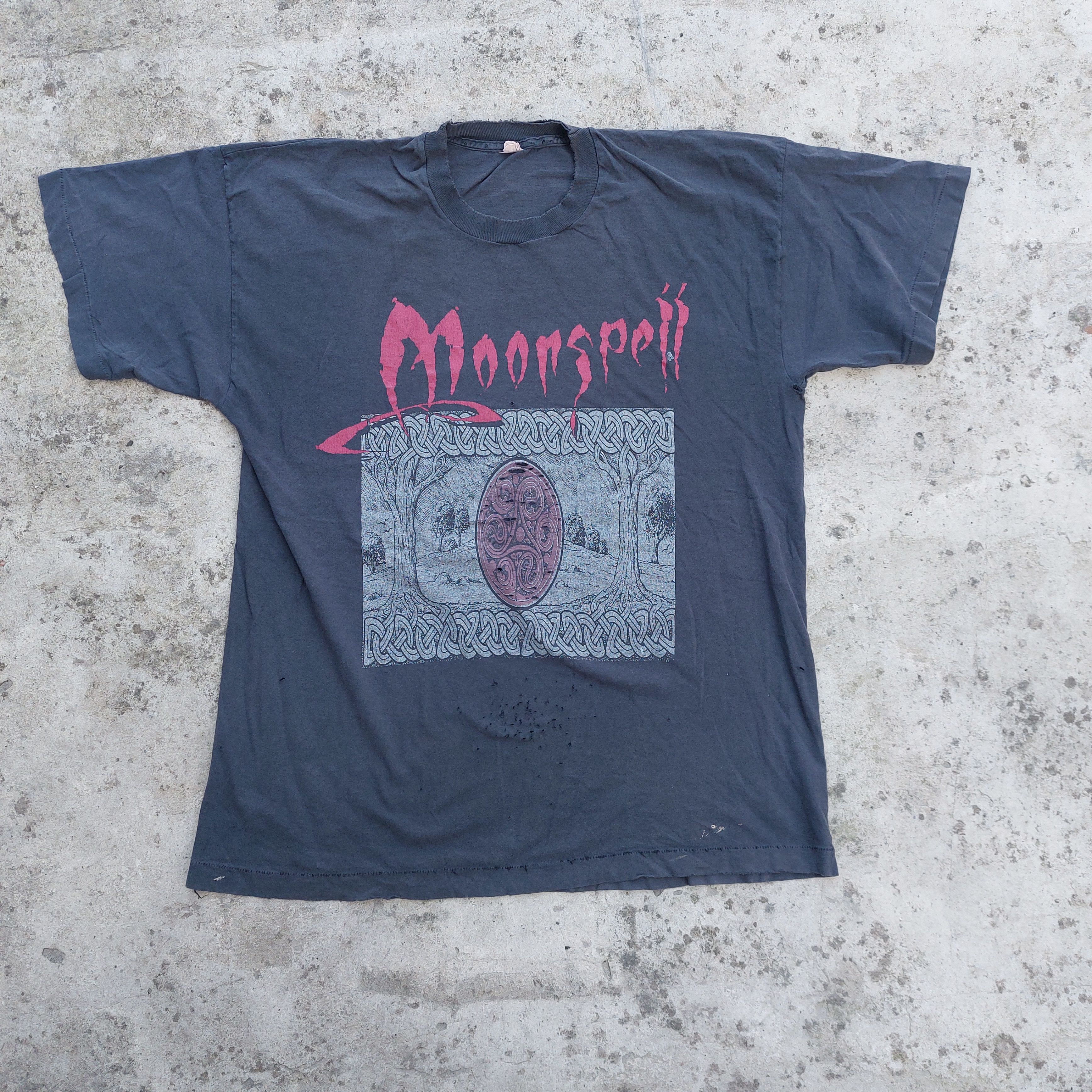 Band Tees × Vintage moonspell out of the dark 1996 distressed vintage tshirt Size US L / EU 52-54 / 3 - 3 Thumbnail