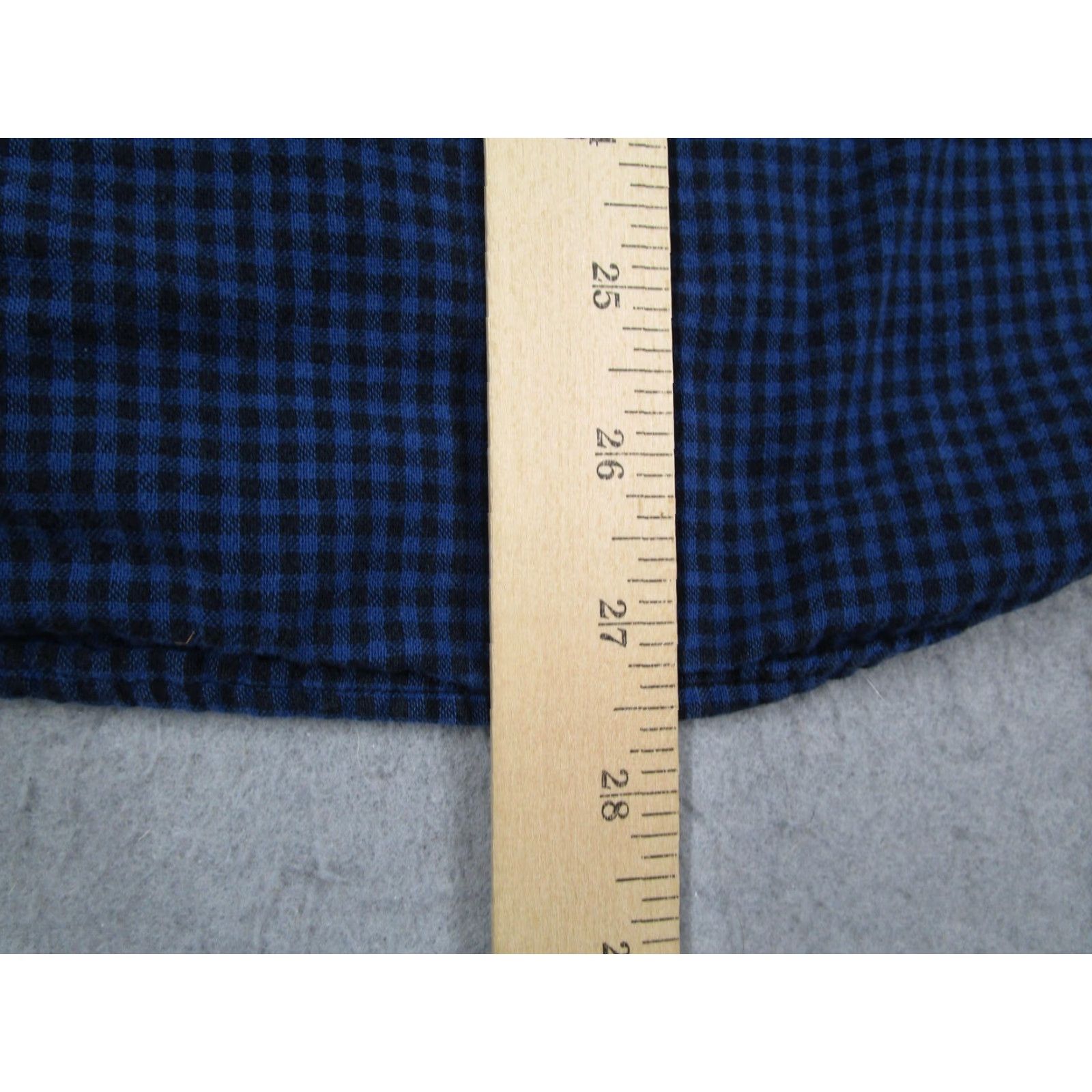 Vintage VINTAGE Shipley & Halmos Shirt Mens S Blue Check Cotton Button Up Casual Long Sleeve Size US S / EU 44-46 / 1 - 7 Thumbnail