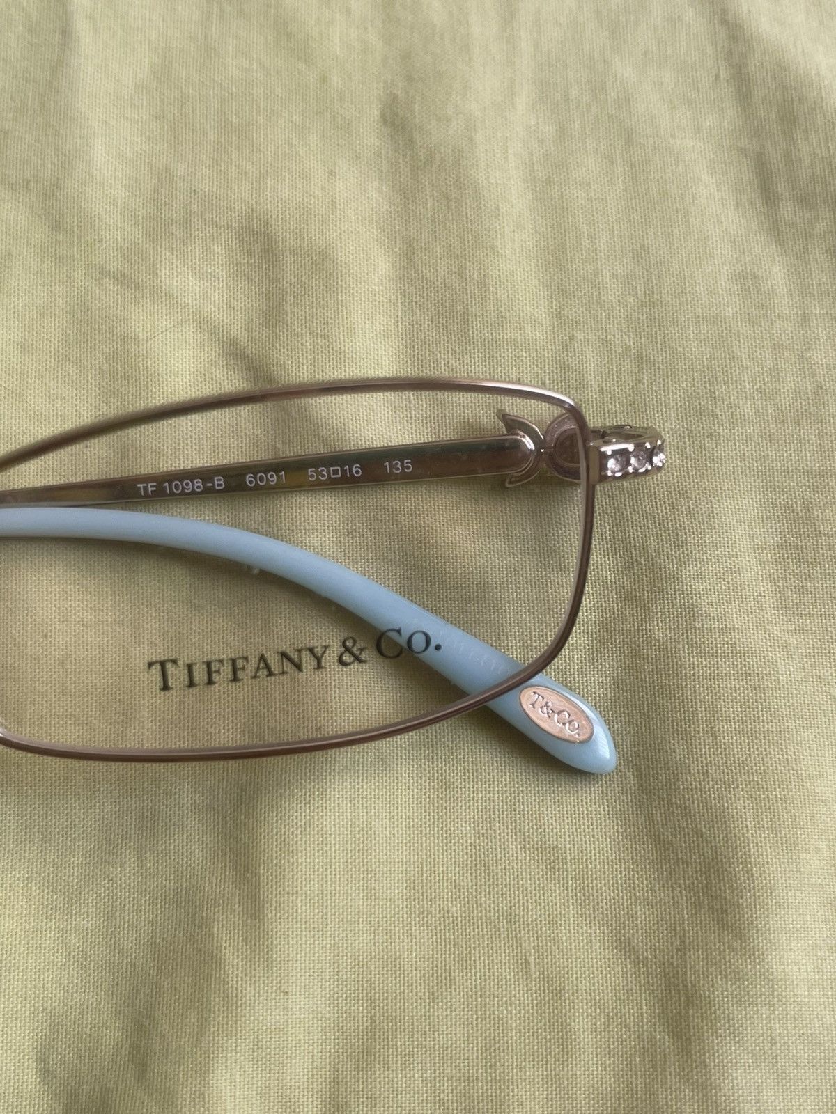 Tiffany & Co. Tiffany & Co Diamond Studded Glasses Size ONE SIZE - 2 Thumbnail