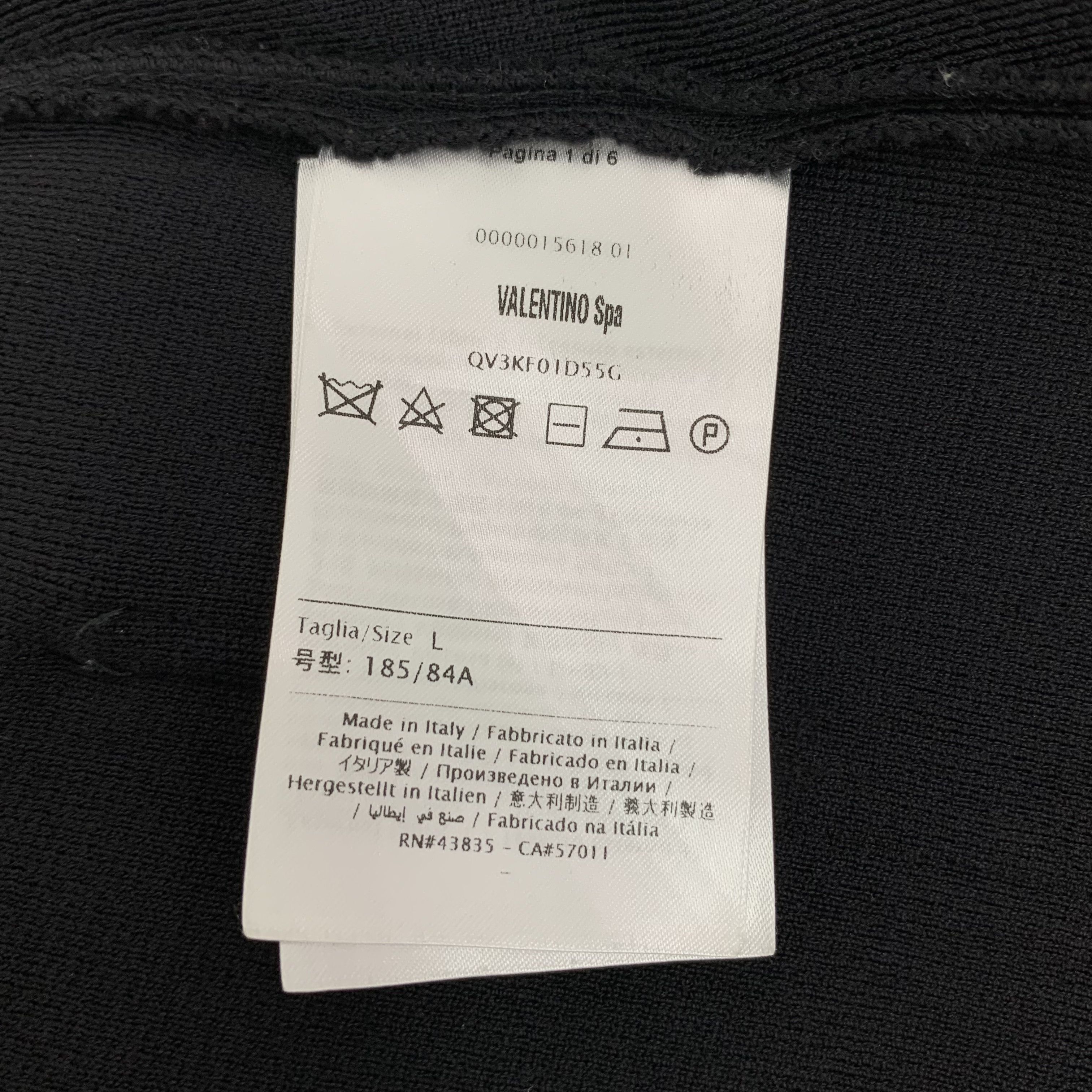 Valentino Valentino Side Logo Pants Black (L) Size US 33 - 7 Thumbnail
