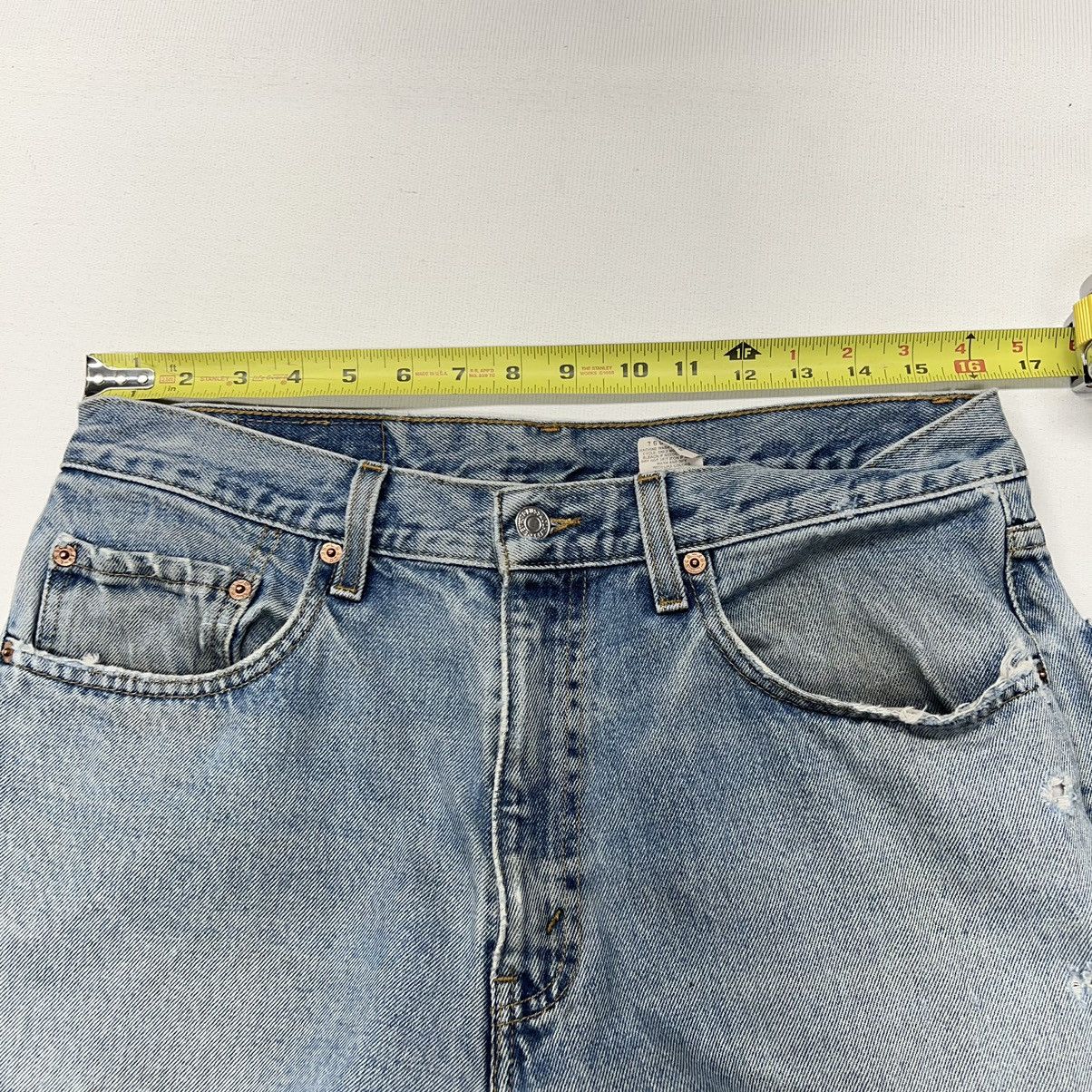Levi's × Vintage VTG Levis 550 Jeans Blue Relaxed Fit Baggy Distressed Size US 34 / EU 50 - 24 Thumbnail
