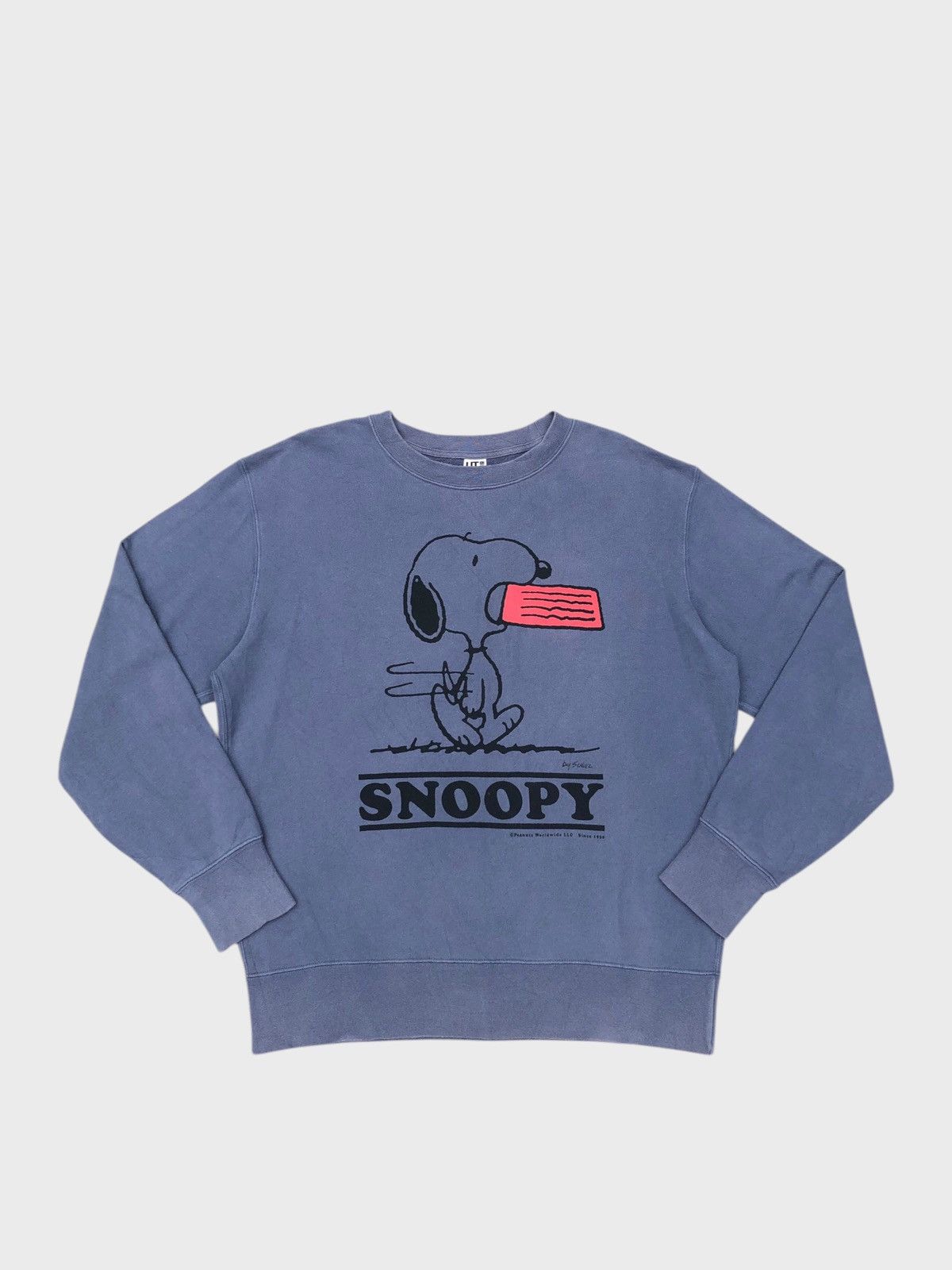 Cartoon Network × Japanese Brand × Vintage Vintage Snoopy Peanut Big Image Sweatshirt Size US M / EU 48-50 / 2 - 1 Thumbnail