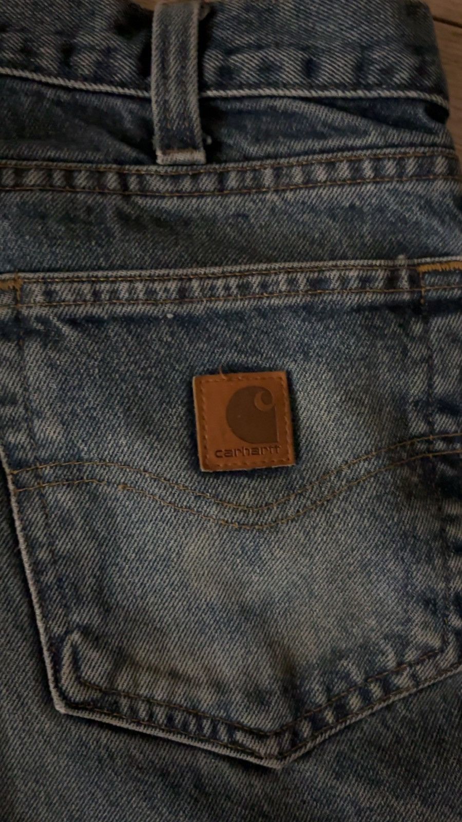 Carhartt Blue carhartt denim jeans Size US 34 / EU 50 - 5 Thumbnail