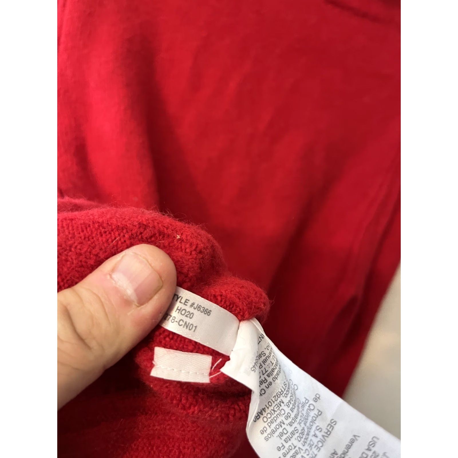 J.Crew J. Crew Red Women Mock Neck Sweater In Supersoft Yarn Size Small Size S / US 4 / IT 40 - 4 Thumbnail