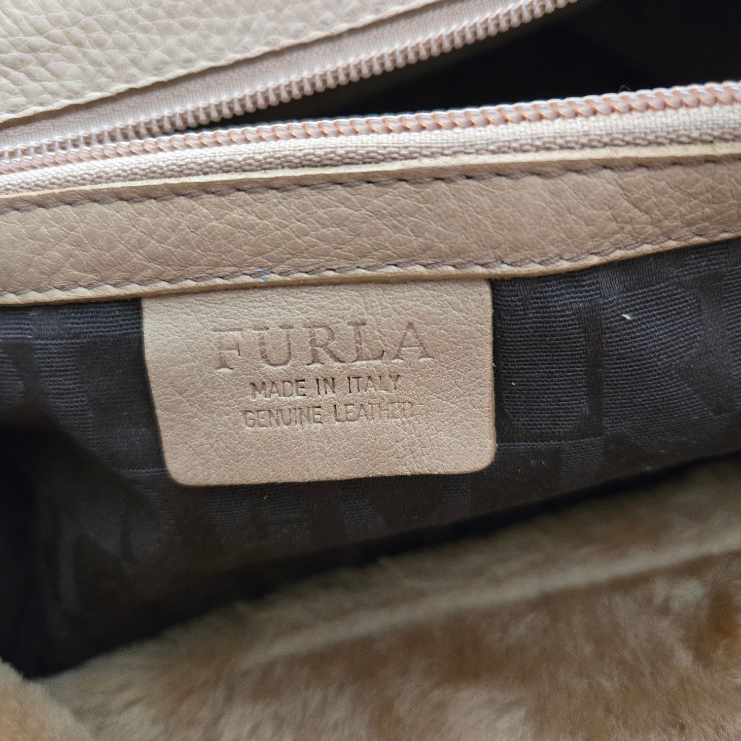 Furla NWOT Vintage Y2K Furla Carmel Suede Satchel With Dust Bag Size ONE SIZE - 6 Thumbnail