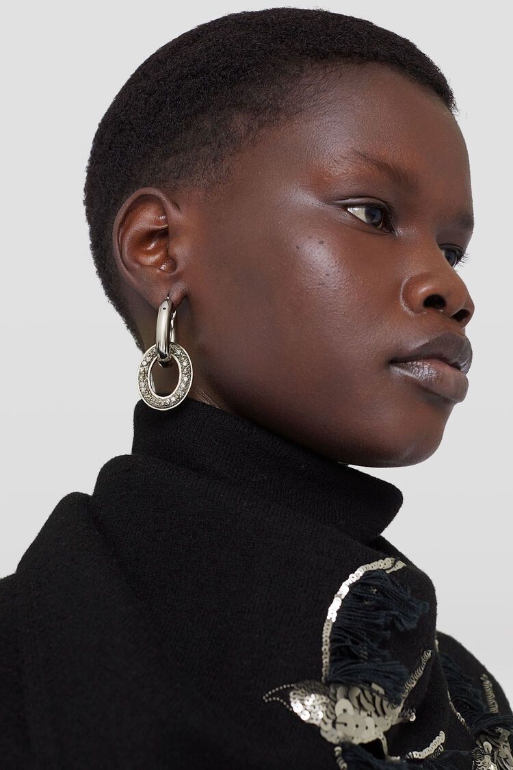 Jil Sander o1mt1gz0725 Size: OS / Earring in Silver Size ONE SIZE - 2 Thumbnail