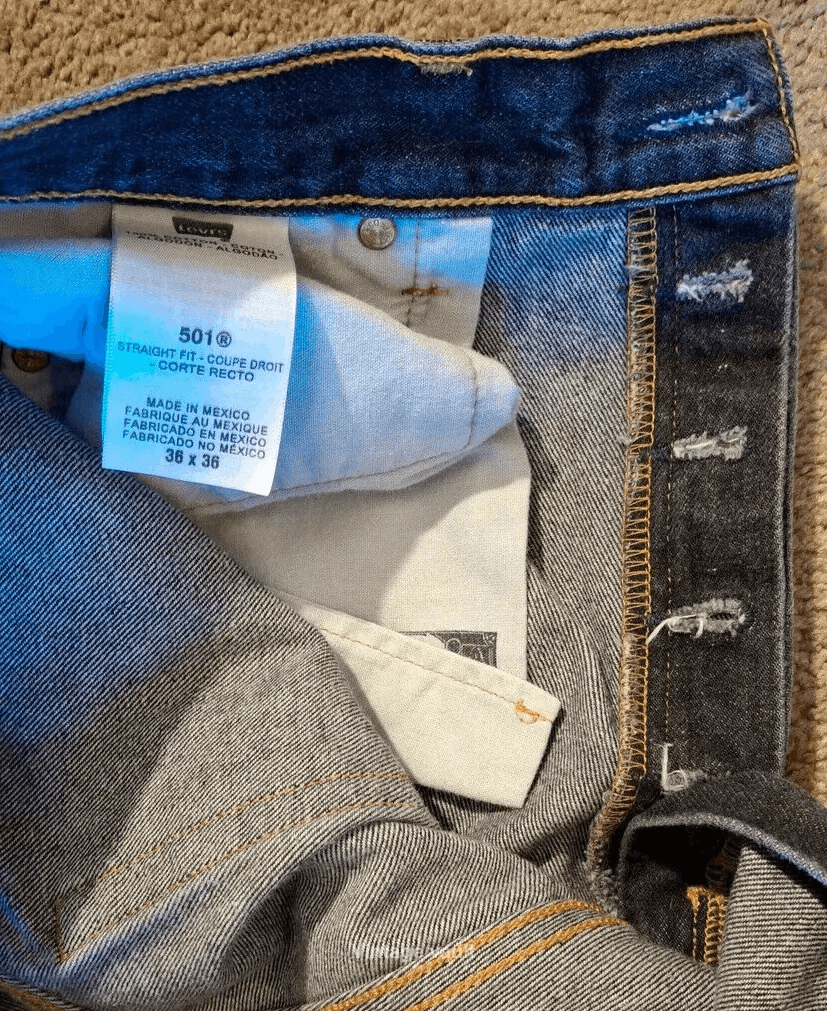 Levi's Vintage Clothing Levi's 501XX Jeans 36x36 - Mexico - Dark Wash Size US 36 / EU 52 - 6 Thumbnail