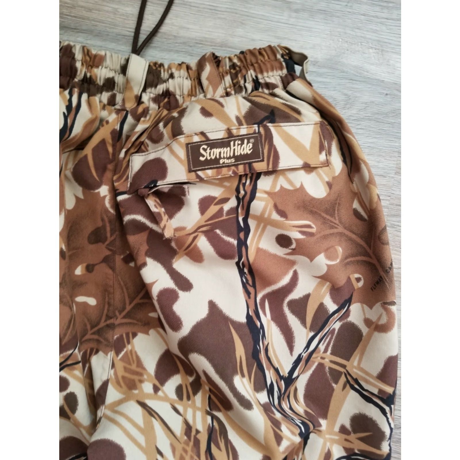 Vintage Gamehide Womens Brown Camouflage Stormhide Plus 100% Polyester Pants Size M Size 32" / US 10 / IT 46 - 3 Thumbnail