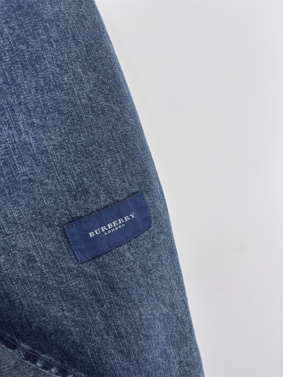 Burberry Burberry London Women’s Blue Denim Blazer Jacket Coat Size XL / US 12-14 / IT 48-50 - 17 Thumbnail