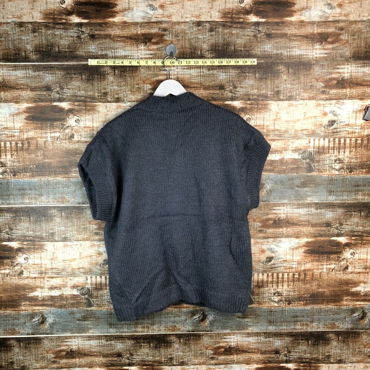 Homespun Knitwear × Japanese Brand Pre Move Grey art vintage Knitwear #A1818 Size L / US 10 / IT 46 - 12 Thumbnail