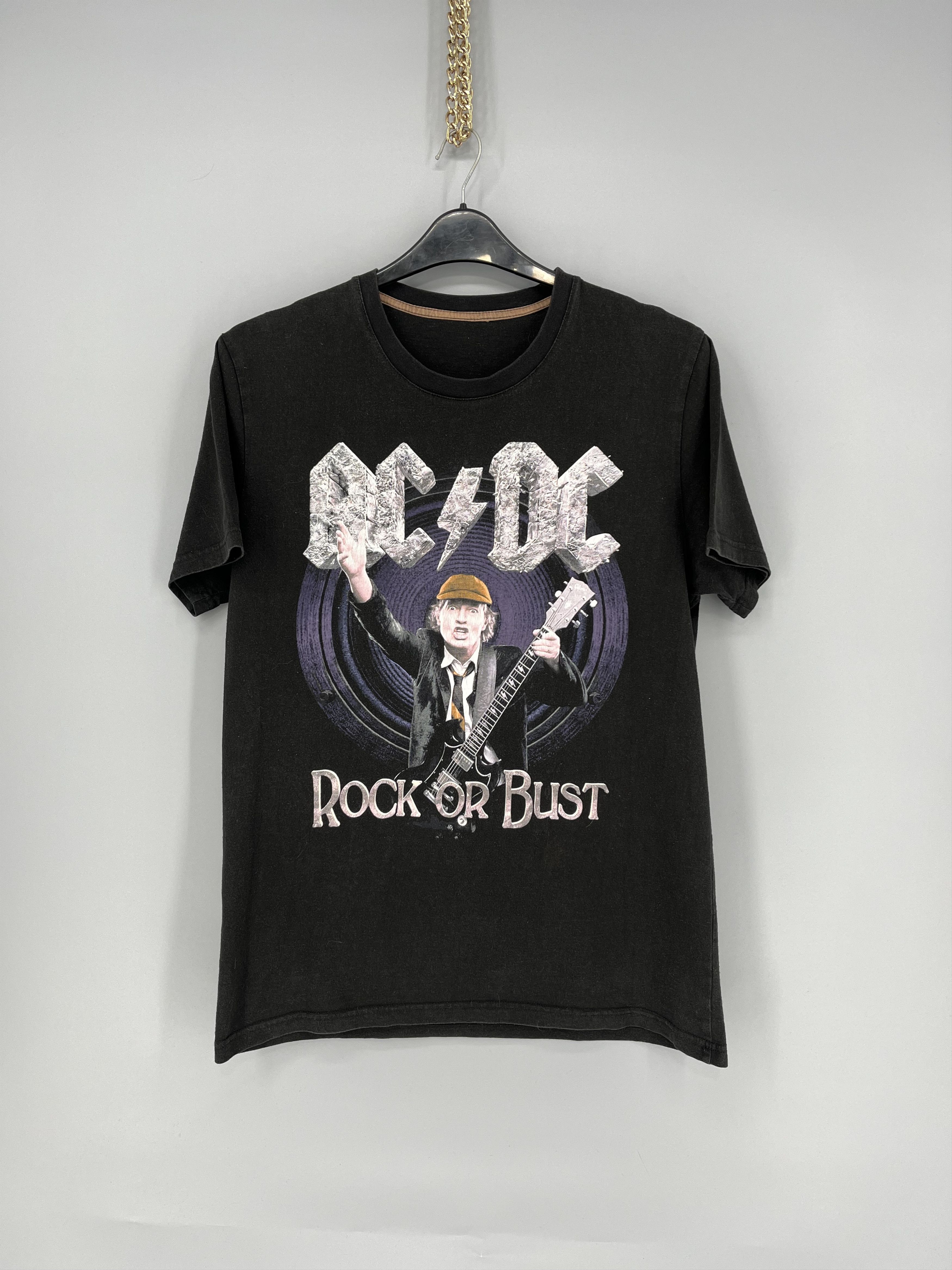 AC/DC × Band Tees Vintage Y2K AC/DC Band Rock Tour Tee Streetwear Style Size US M / EU 48-50 / 2 - 1 Thumbnail
