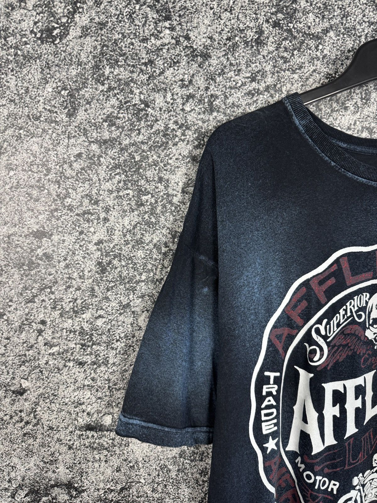 Affliction Affliction American Customs Motors Skull Graphic T-Shirt XL Size US XL / EU 56 / 4 - 4 Thumbnail