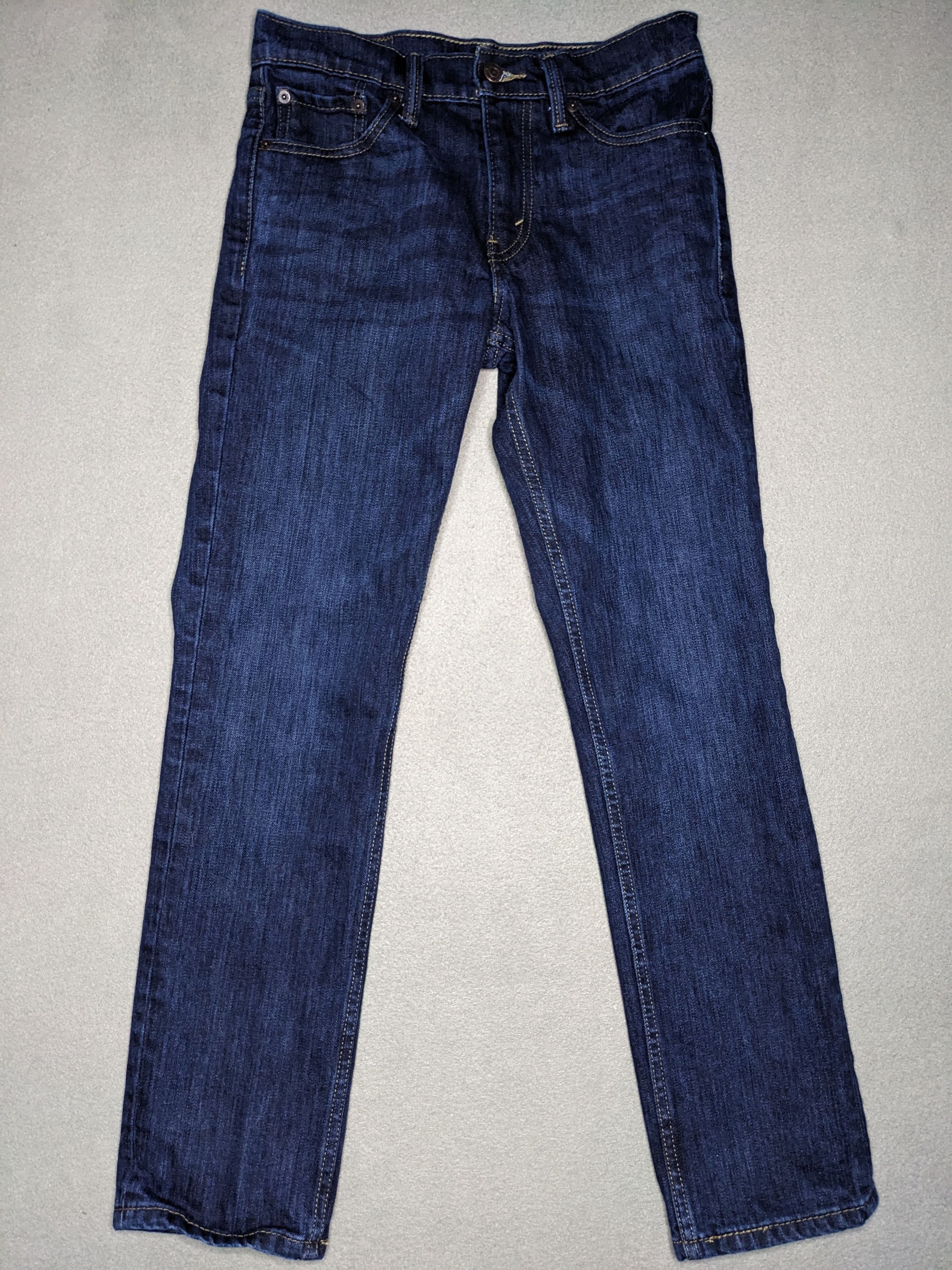 Levi's Levis 511 Jeans 29x29 Dark Blue Slim Fit Straight Leg Denim Size US 29 - 2 Thumbnail