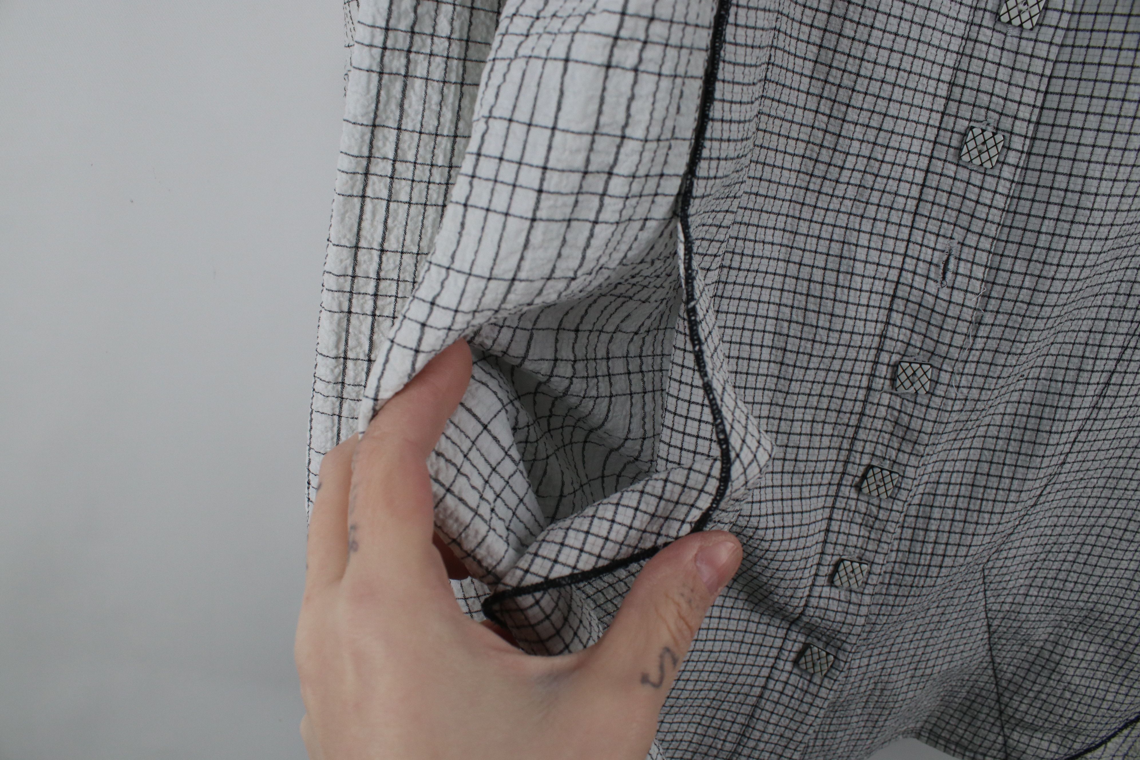 Vintage Vintage Habitat Lagenlook Distressed Knit Button Shirt Size M / US 6-8 / IT 42-44 - 5 Thumbnail
