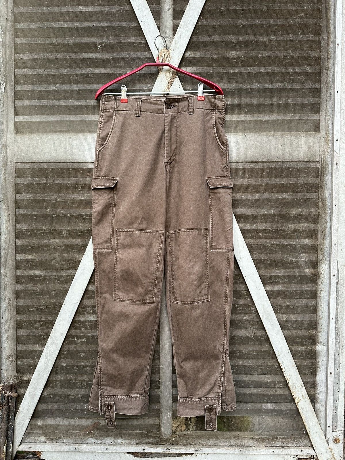 Vintage 👹Vintage John Bull Brown Cargo Pants Size US 30 / EU 46 - 3 Thumbnail