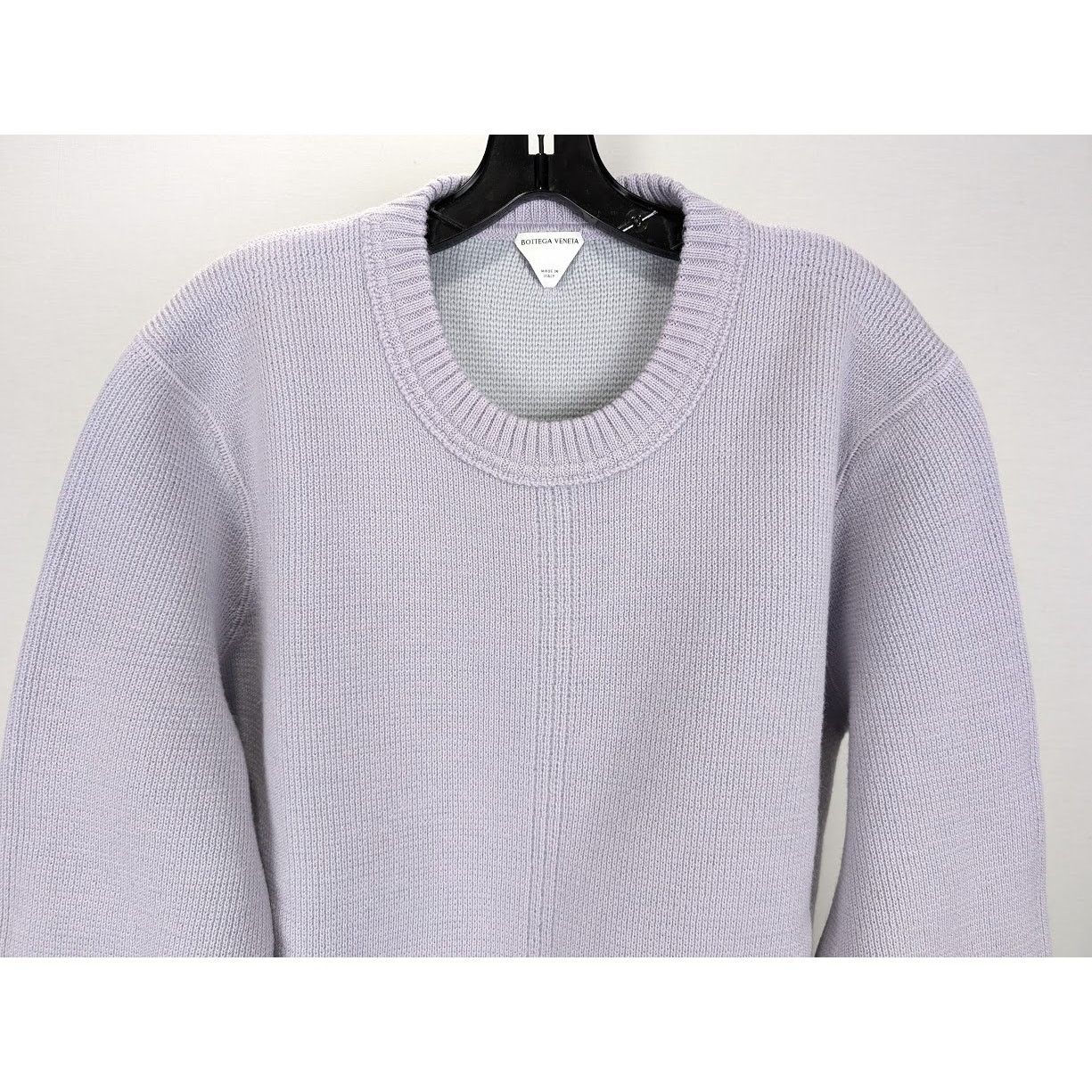 Bottega Veneta o1rshd1 MW Dry Wool Rib CN Sweater in Lilac Size US L / EU 52-54 / 3 - 4 Thumbnail