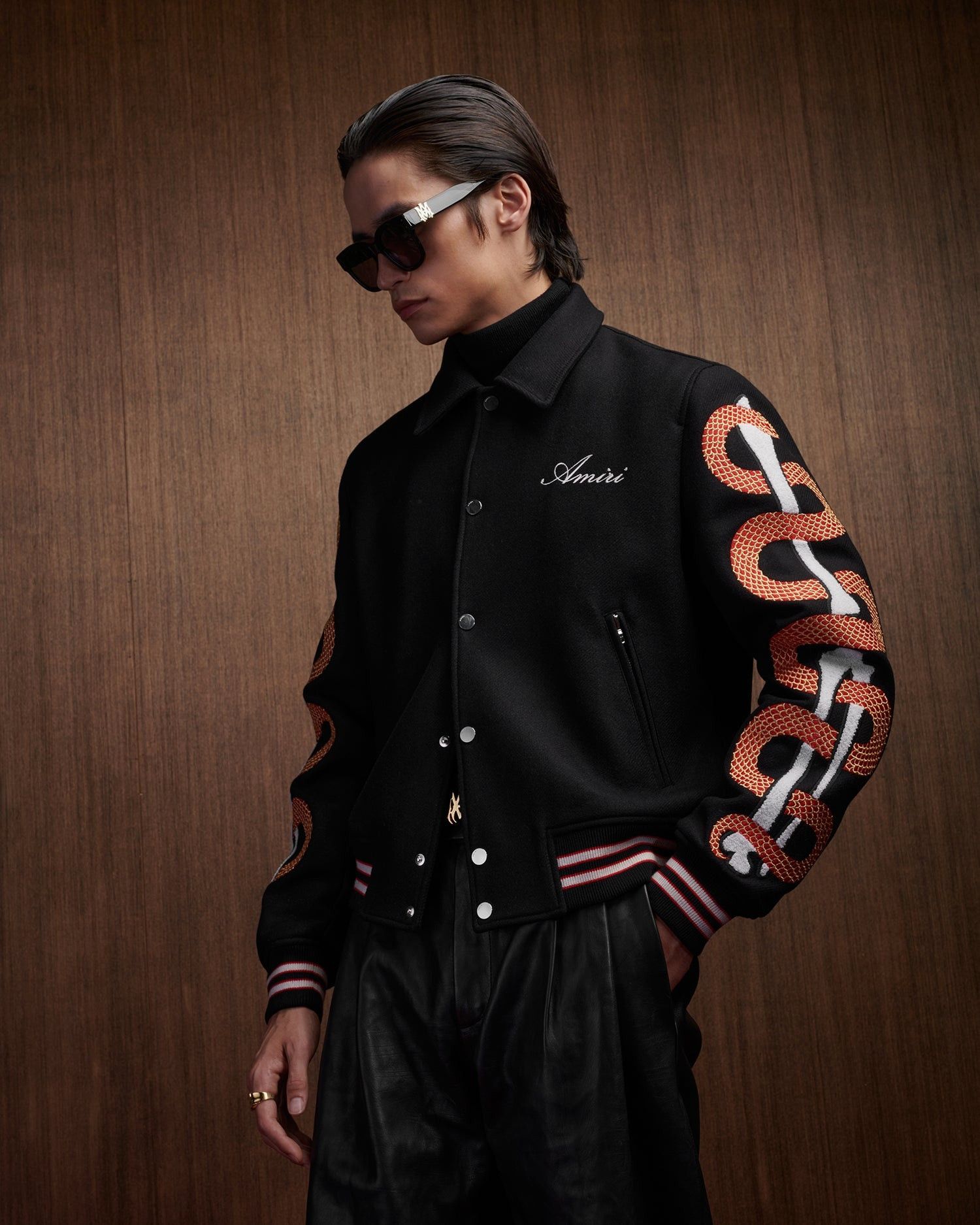 Amiri os11x0625 Snake Bones Jacket in Multicolor Size US XL / EU 56 / 4 - 4 Thumbnail