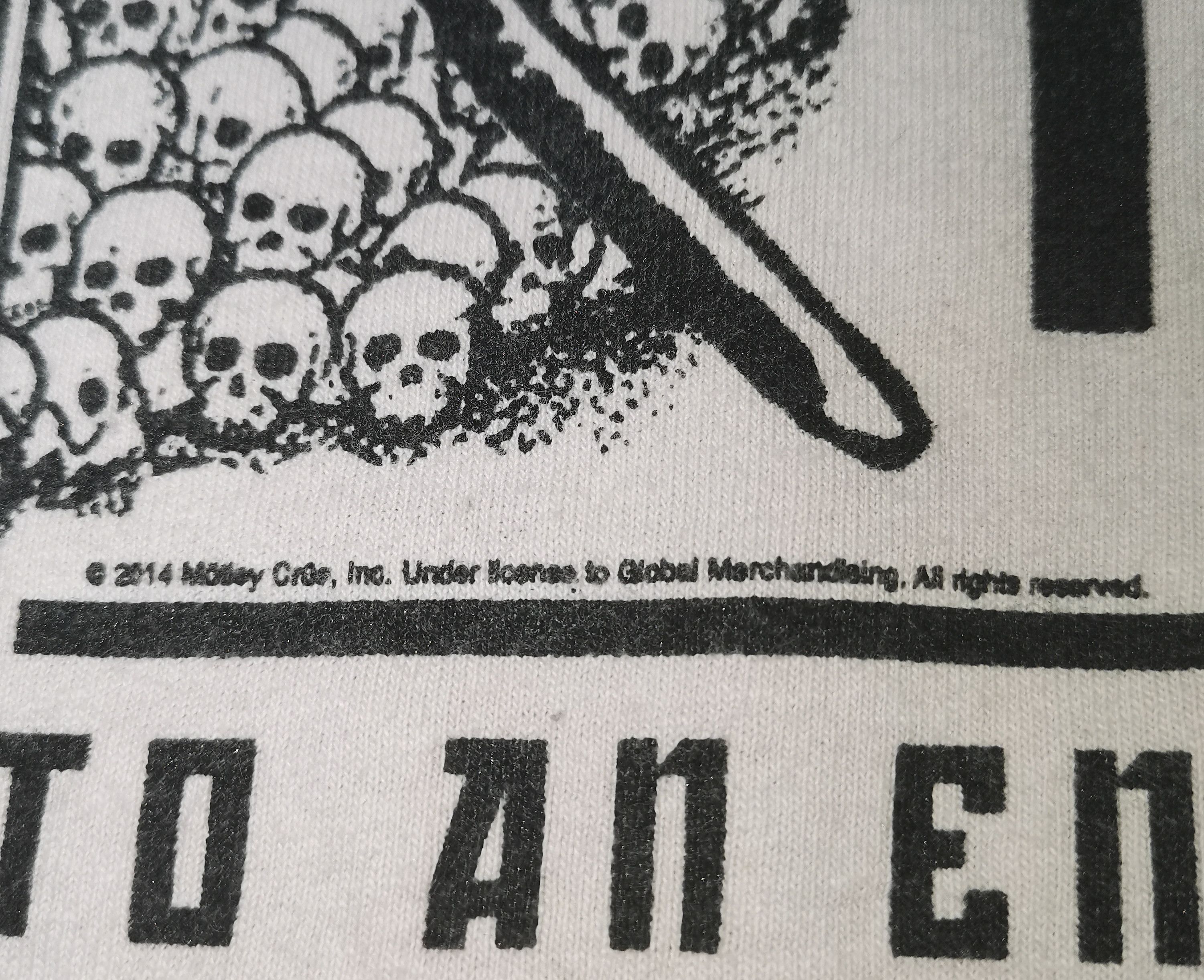 Band Tees × Vintage VINTAGE MOTLEY CRUE FINAL TOUR 2014 SHIRT Size US L / EU 52-54 / 3 - 4 Thumbnail