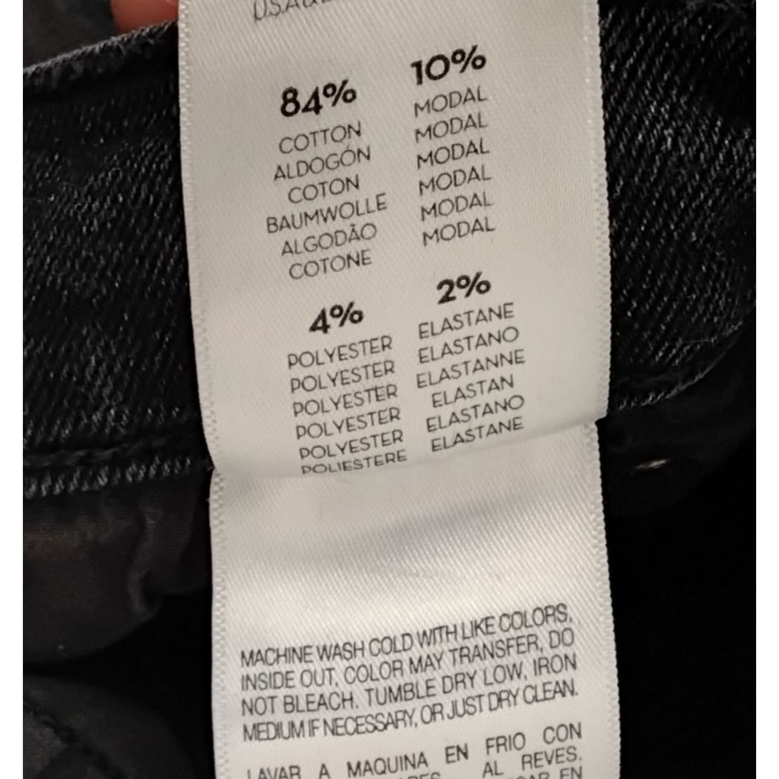 MOTHER Mother The Weekender Fray Jean Women's 28x30 Black Dark Wash Size 28" / US 6 / IT 42 - 9 Thumbnail