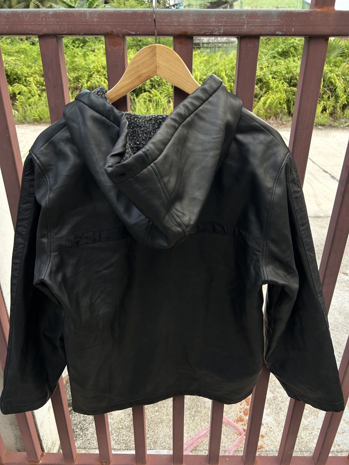 Japanese Brand × Vintage vintage Soggetto Leather Jacket Hoodie Nice details Size US S / EU 44-46 / 1 - 6 Thumbnail