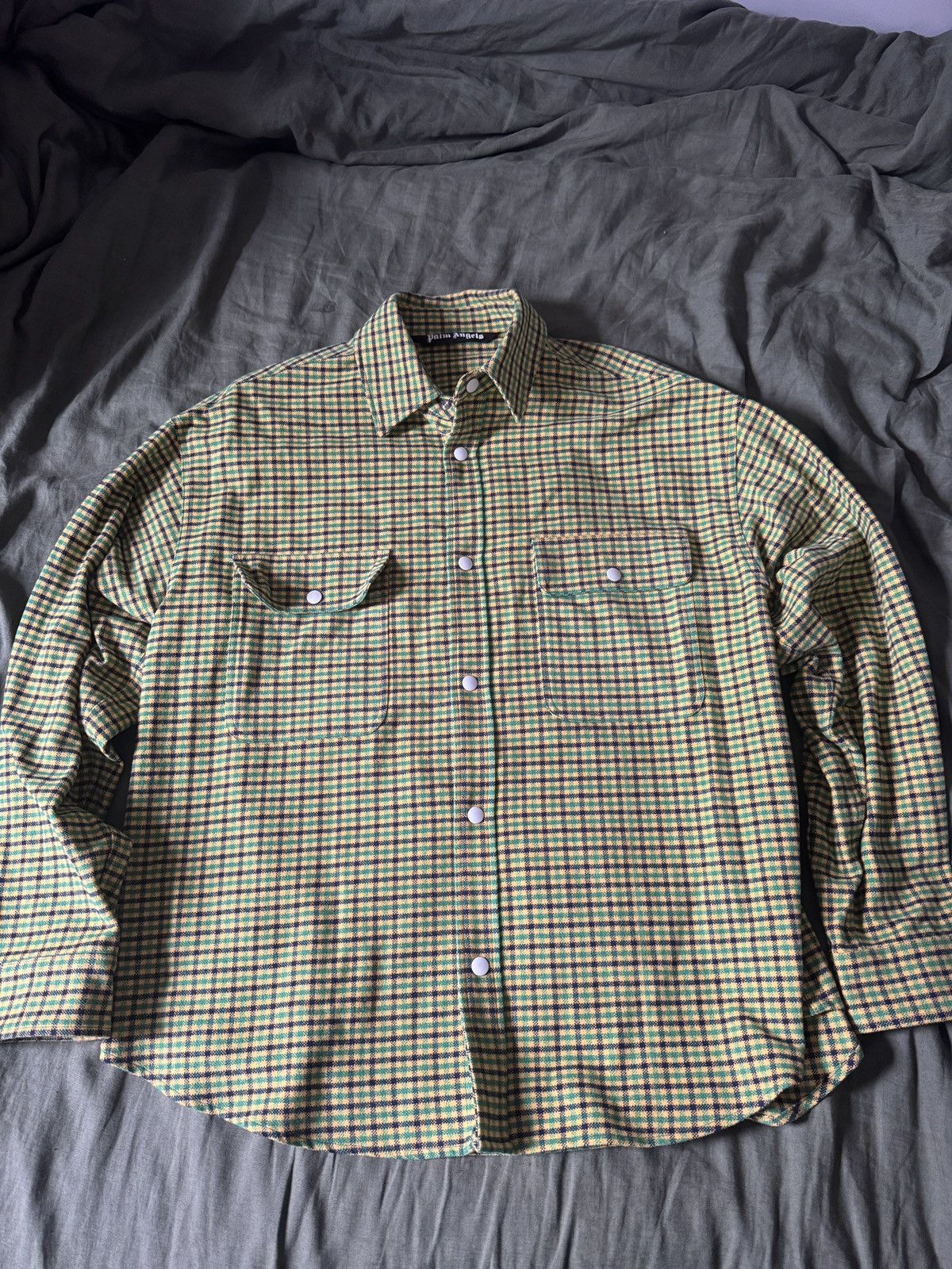 Palm Angels Palm Angels Multi Color Plaid Shirt Jacket Size US L / EU 52-54 / 3 - 1 Thumbnail