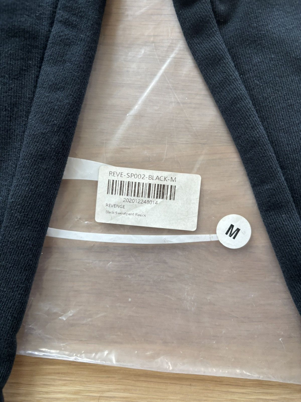 Revenge Revenge Black Basic Sweatpants Size Medium Size US 32 / EU 48 - 7 Thumbnail