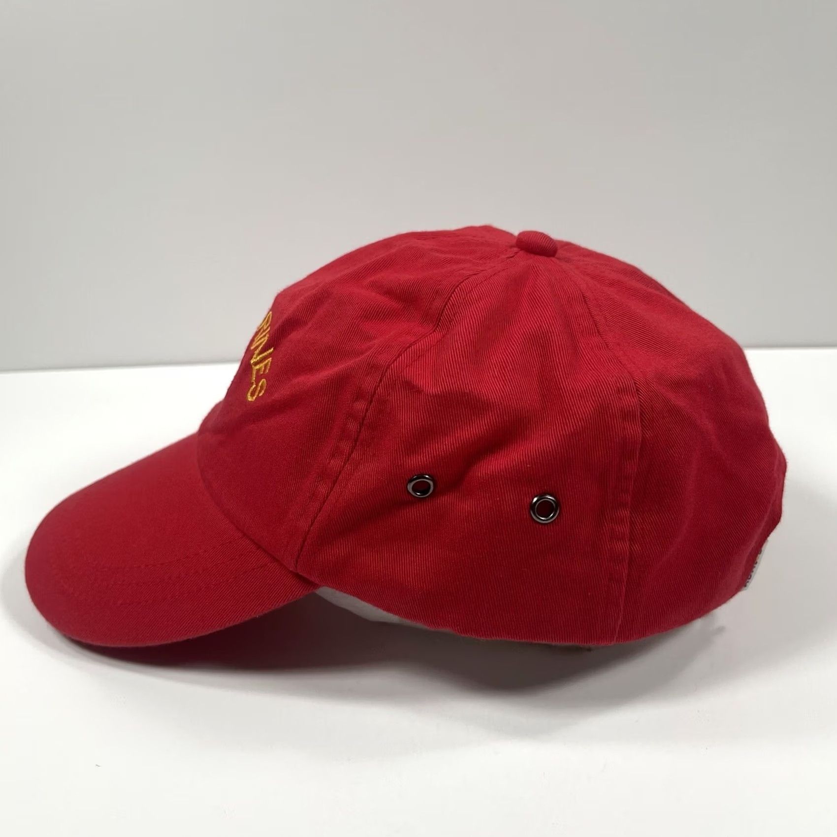 Vintage Adams Hat Adult Red U.S Marines Adjustable StrapBack Baseball Cap 100% Cotton Size ONE SIZE - 4 Thumbnail