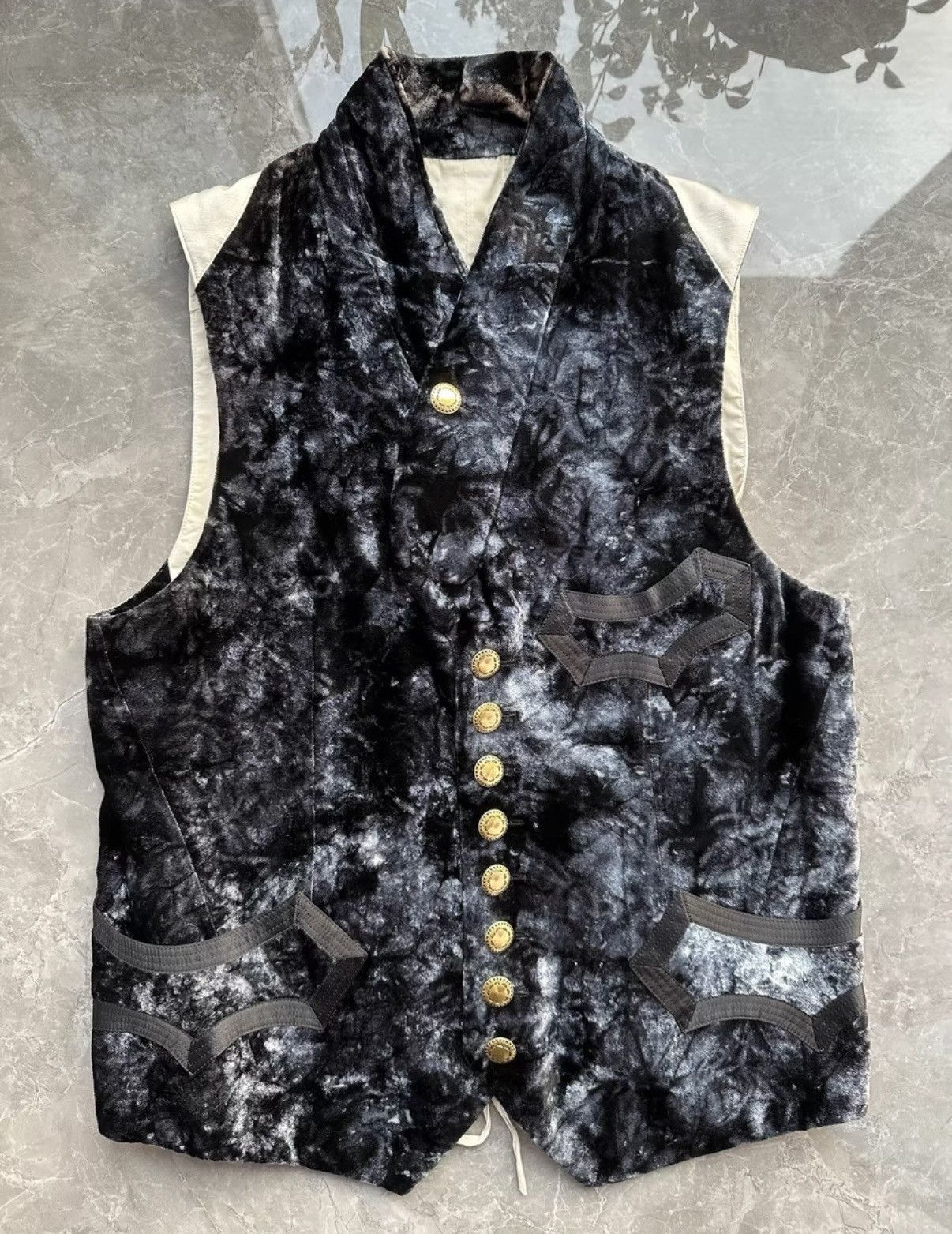 Number (N)ine Number (N)ine 09SS The Lonesome Heroes Royal Vest Size US L / EU 52-54 / 3 - 2 Thumbnail