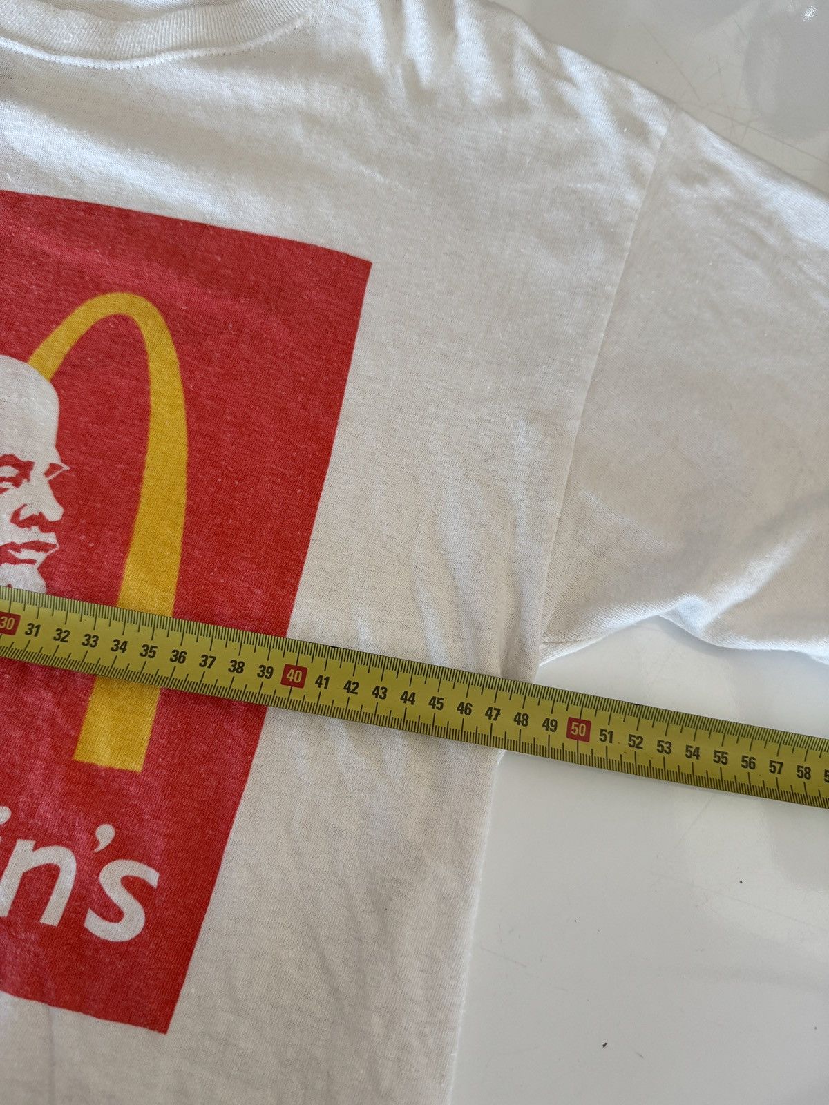 Vintage *RARE* 80s COLD WAR USSR SOVIET MC LENIN MCDONALD’S PARODY Size US XL / EU 56 / 4 - 5 Thumbnail