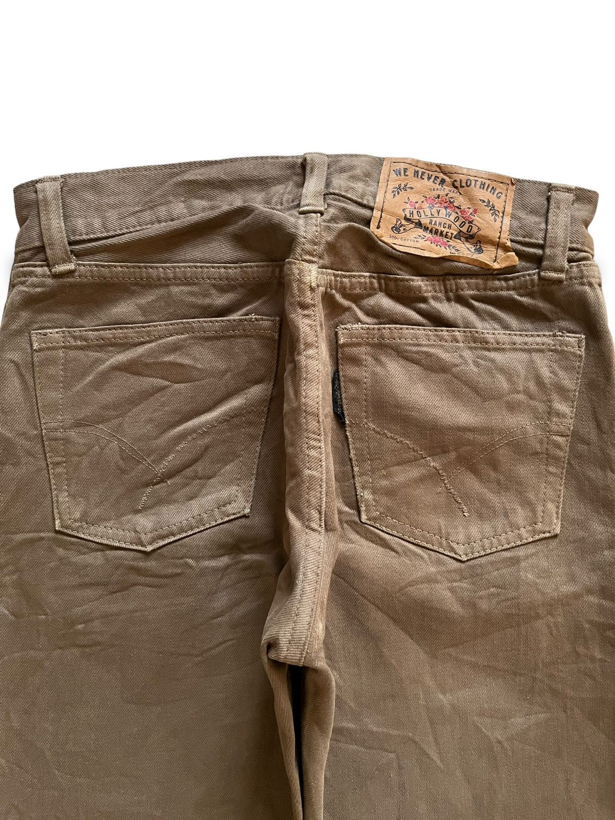 HOLLYWOOD RANCH MARKET SALES🔥Vintage Hollywood Ranch Market Selvedge Jeans Size US 27 - 9 Thumbnail
