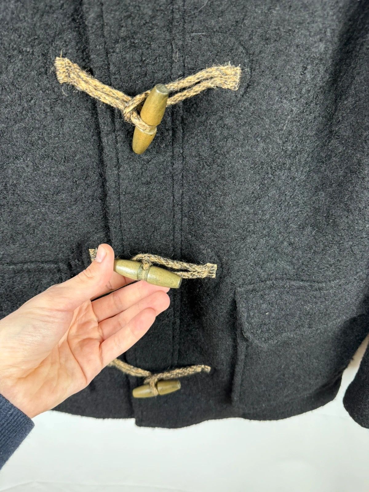 Other Sterling Est. 1958 Wool Duffle Coat Collared Men size L Size US L / EU 52-54 / 3 - 5 Thumbnail