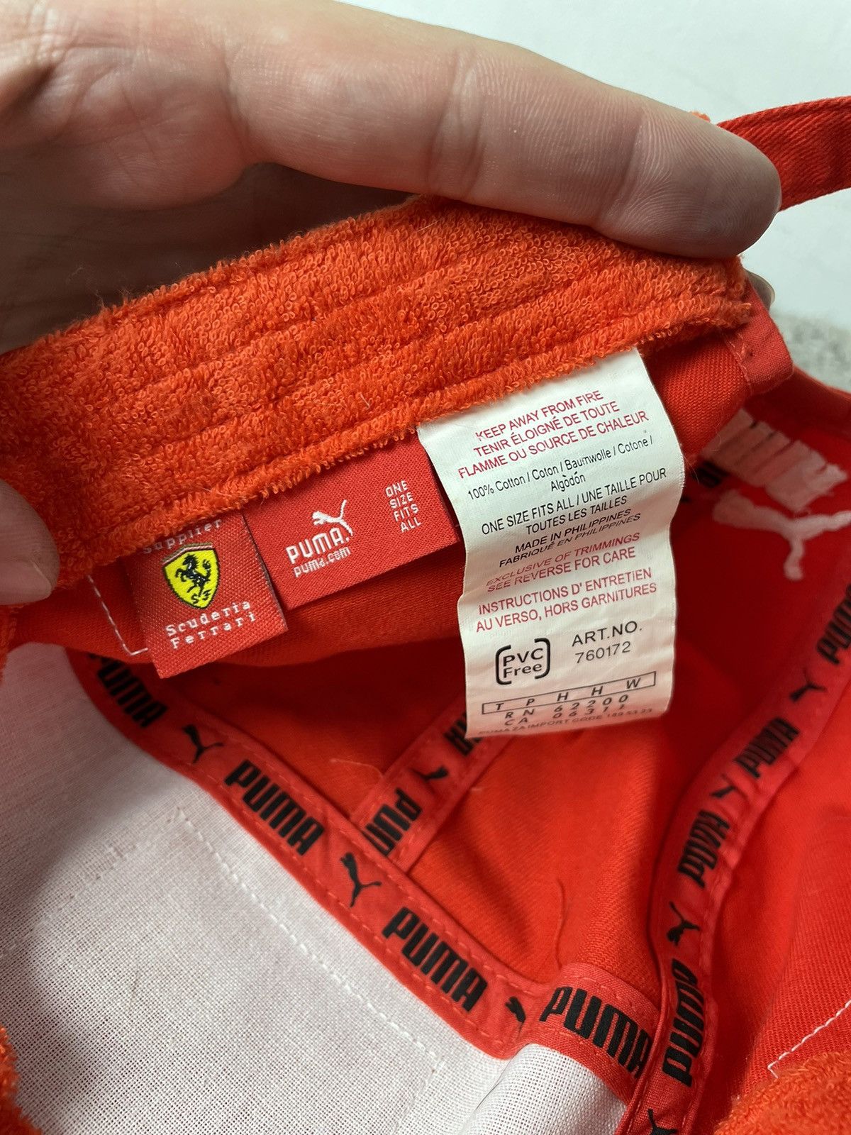 Ferrari × Puma Puma Ferrari Racing Cap hats Y2K VTG Style Size ONE SIZE - 8 Thumbnail