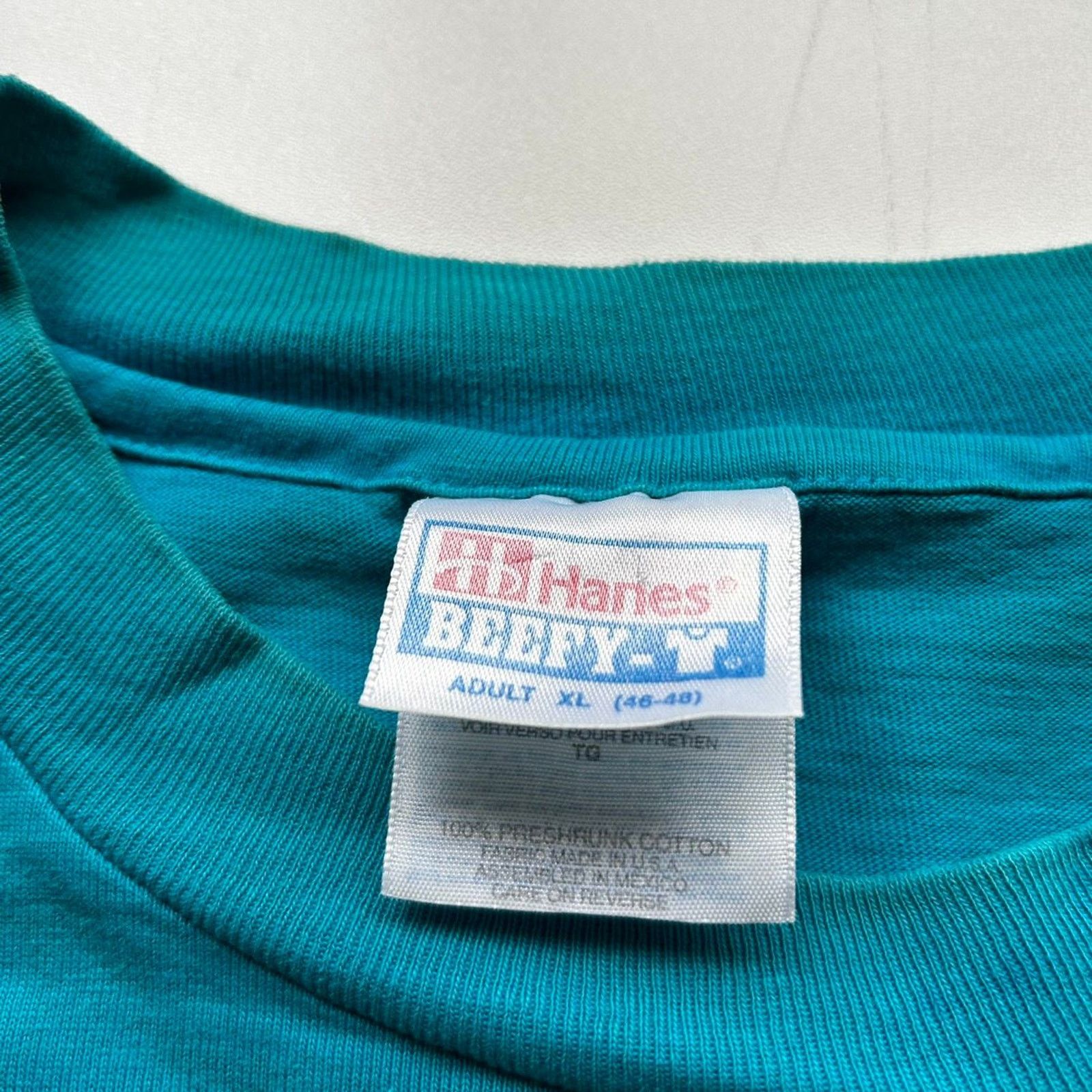 Vintage Vintage 90s Ocean Fish Animal Art T Shirt XL Hanes Beefy T Size US XL / EU 56 / 4 - 8 Thumbnail