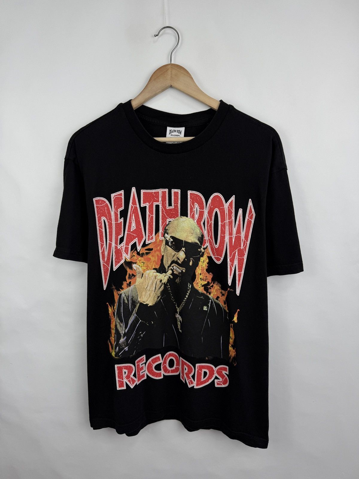 Death Row Records 🇺🇸 Y2K Death Row Records Snoop Dog T-Shirt Tupac Dr Dre Dogg Size US L / EU 52-54 / 3 - 7 Thumbnail